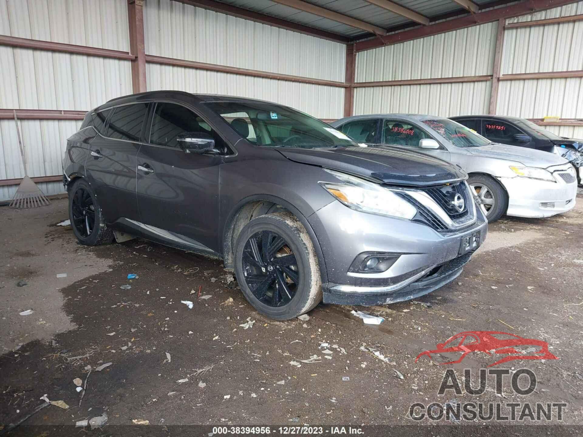 NISSAN MURANO 2017 - 5N1AZ2MH0HN158578