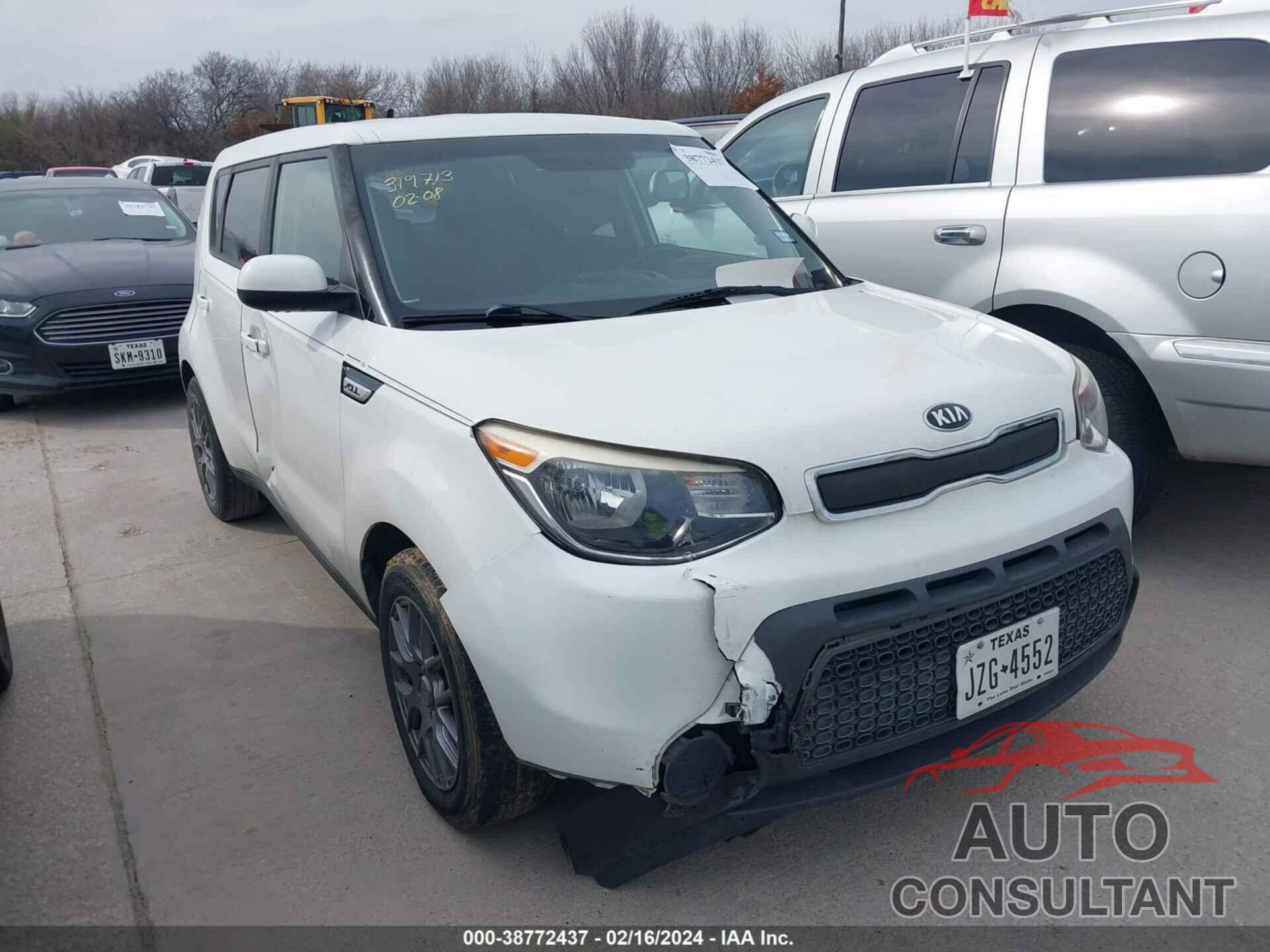 KIA SOUL 2016 - KNDJN2A27G7284925