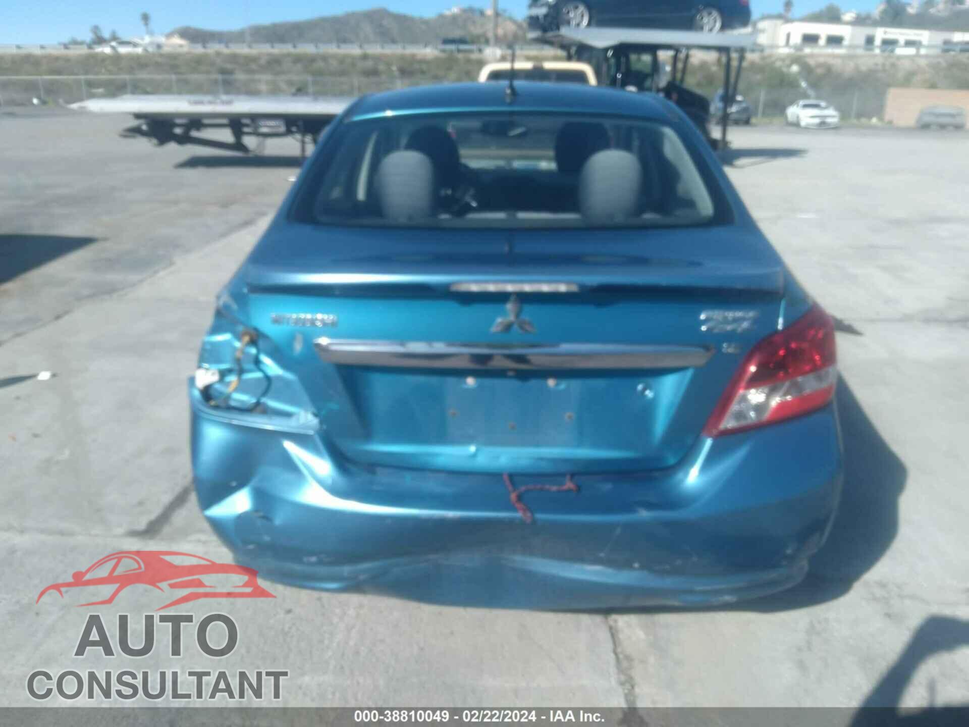 MITSUBISHI MIRAGE G4 2017 - ML32F4FJ3HHF09209