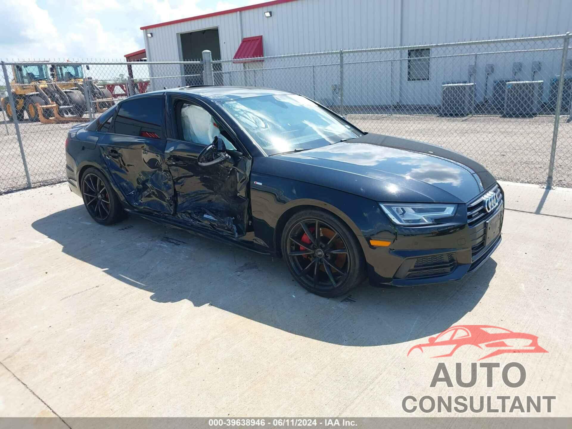 AUDI A4 2018 - WAUENAF40JA100163