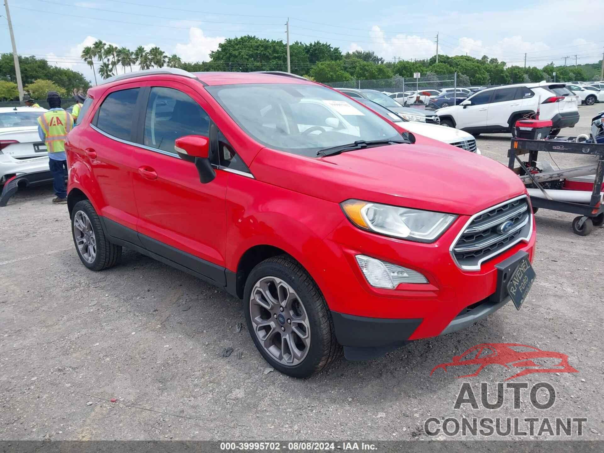 FORD ECOSPORT 2019 - MAJ6S3KL8K3281727