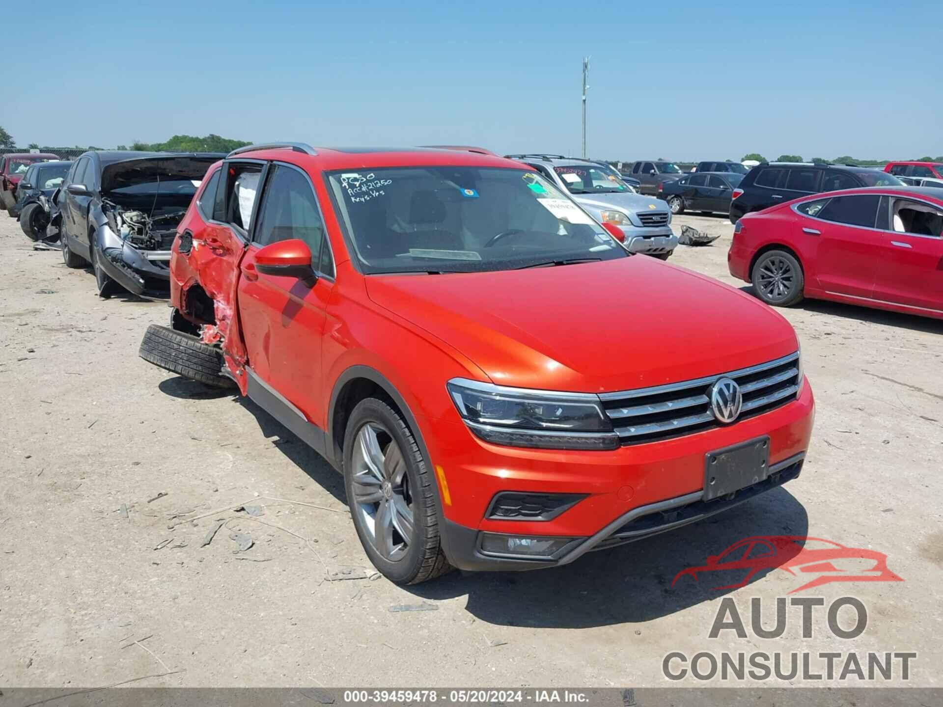 VOLKSWAGEN TIGUAN 2019 - 3VV4B7AX9KM198997