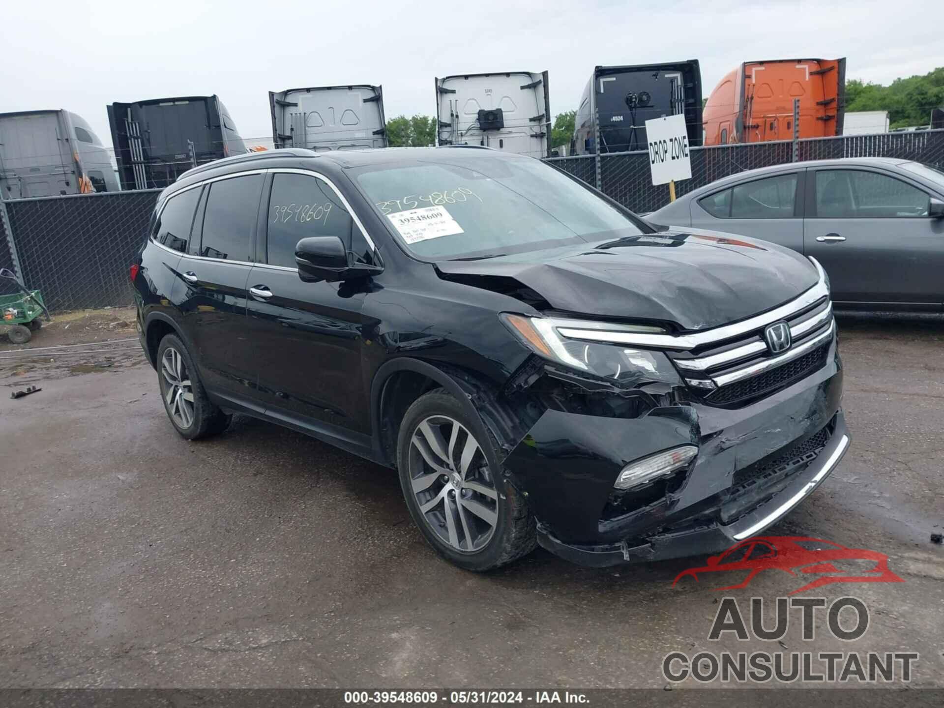 HONDA PILOT 2017 - 5FNYF6H97HB065271