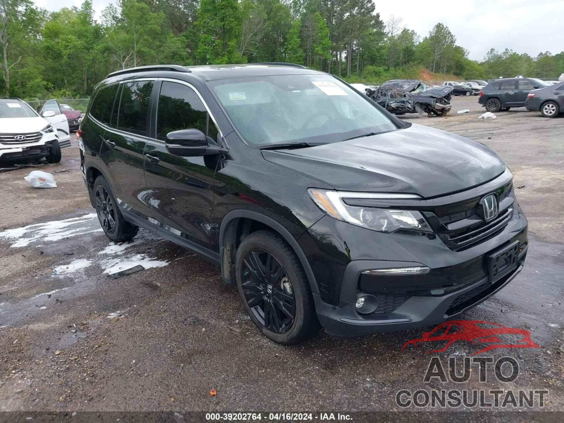 HONDA PILOT 2022 - 5FNYF5H21NB010985