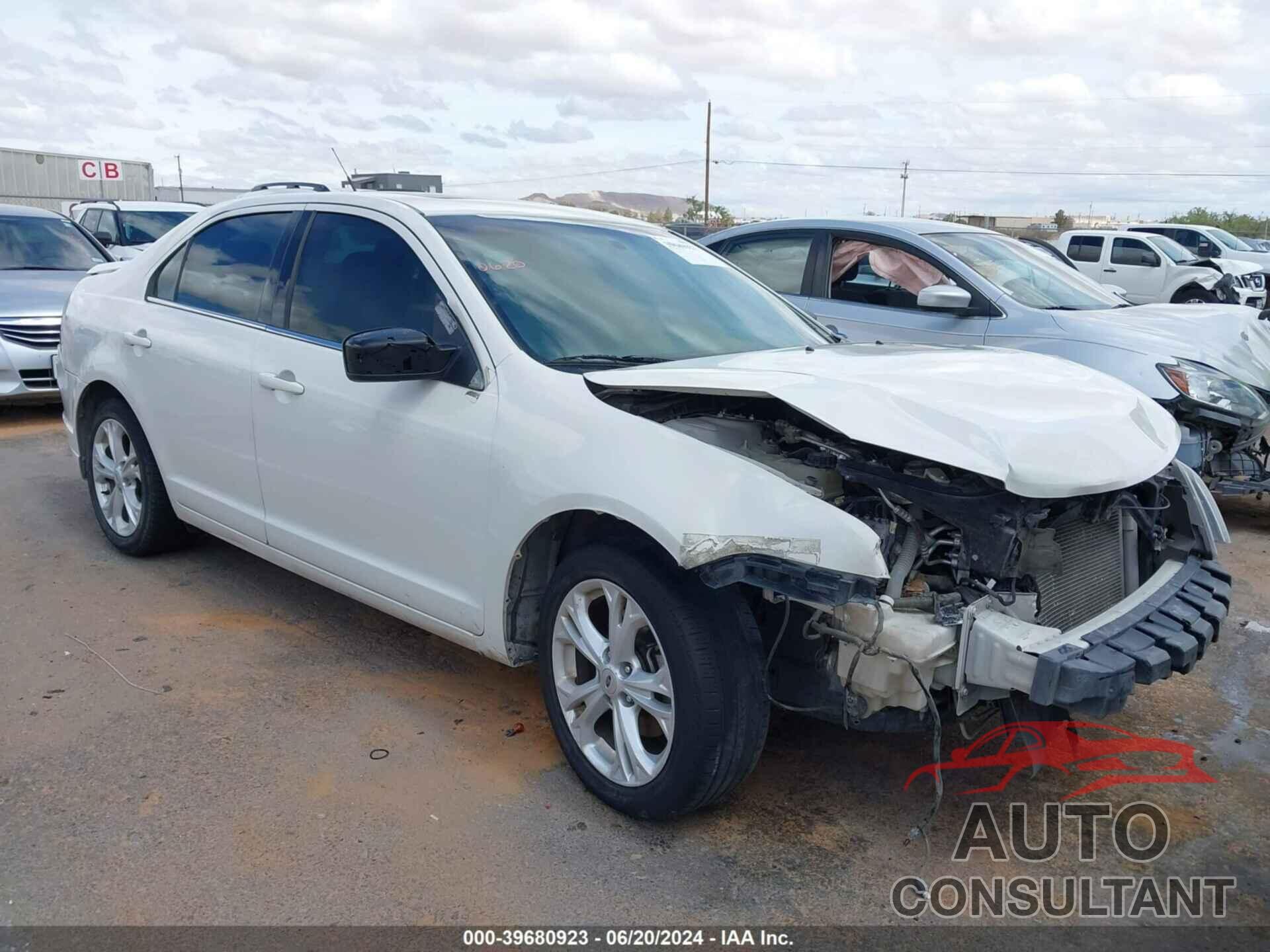 FORD FUSION 2012 - 3FAHP0HG0CR130144