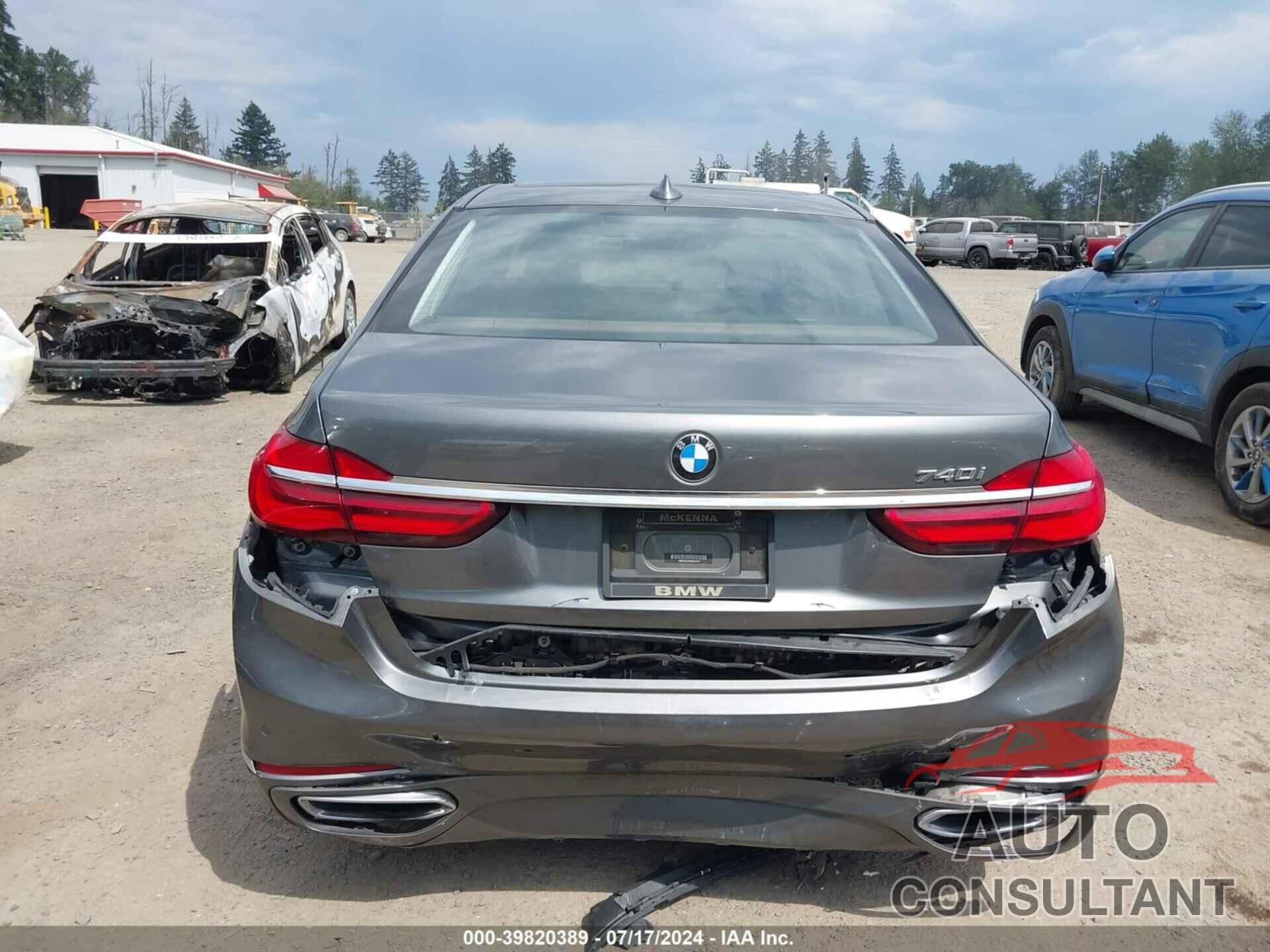 BMW 740I 2019 - WBA7E2C55KB454543