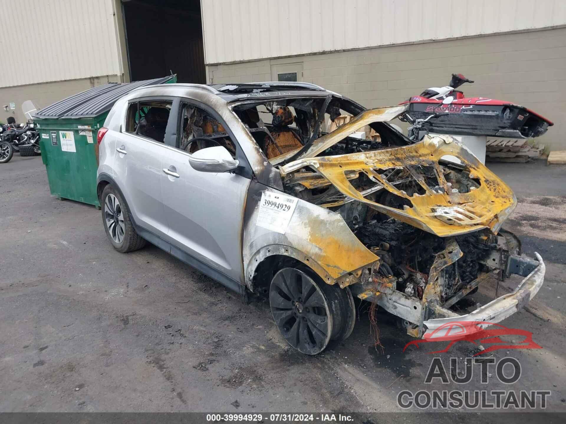 KIA SPORTAGE 2013 - KNDPCCA68D7411069