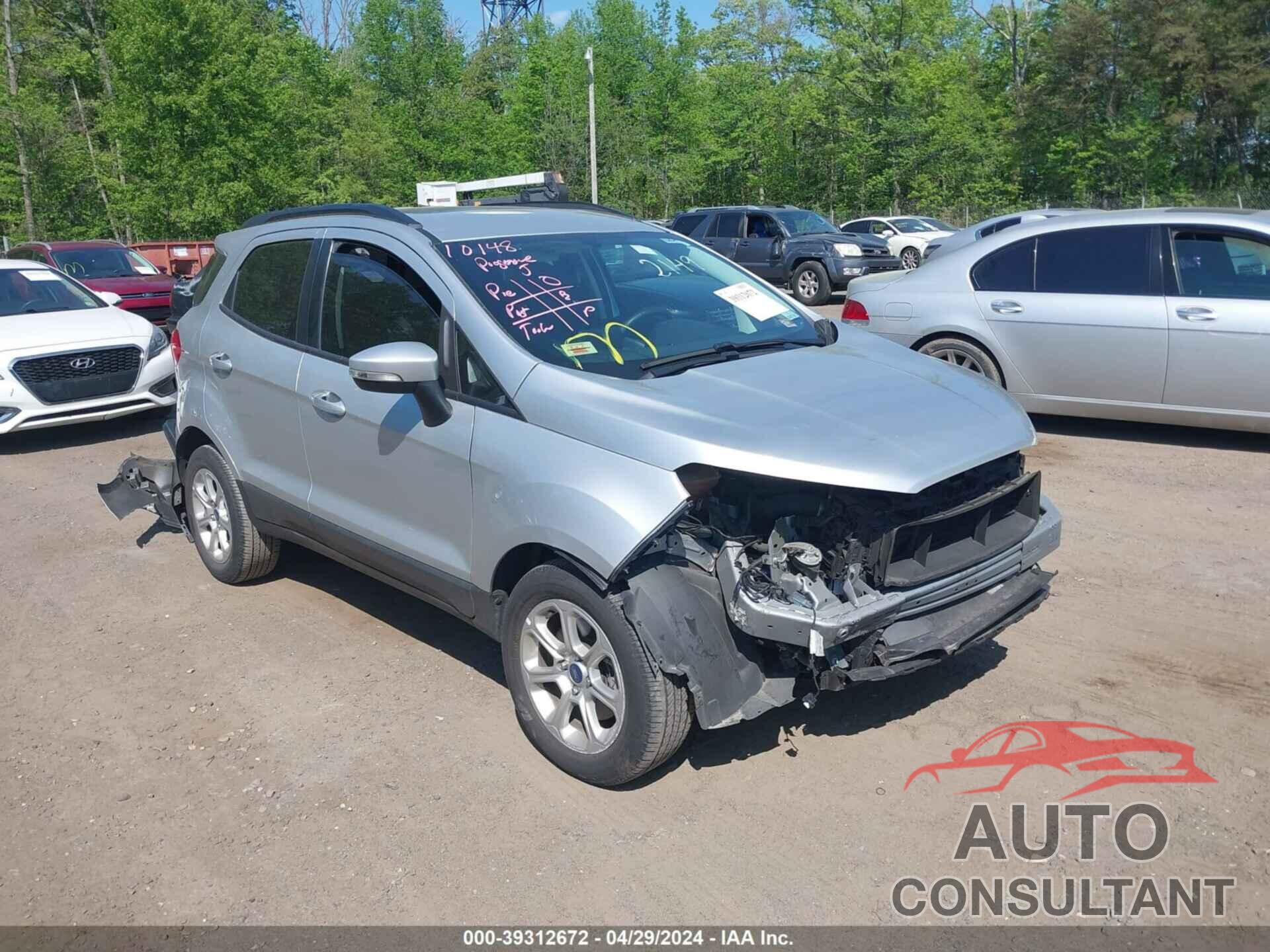 FORD ECOSPORT 2020 - MAJ3S2GE0LC392149