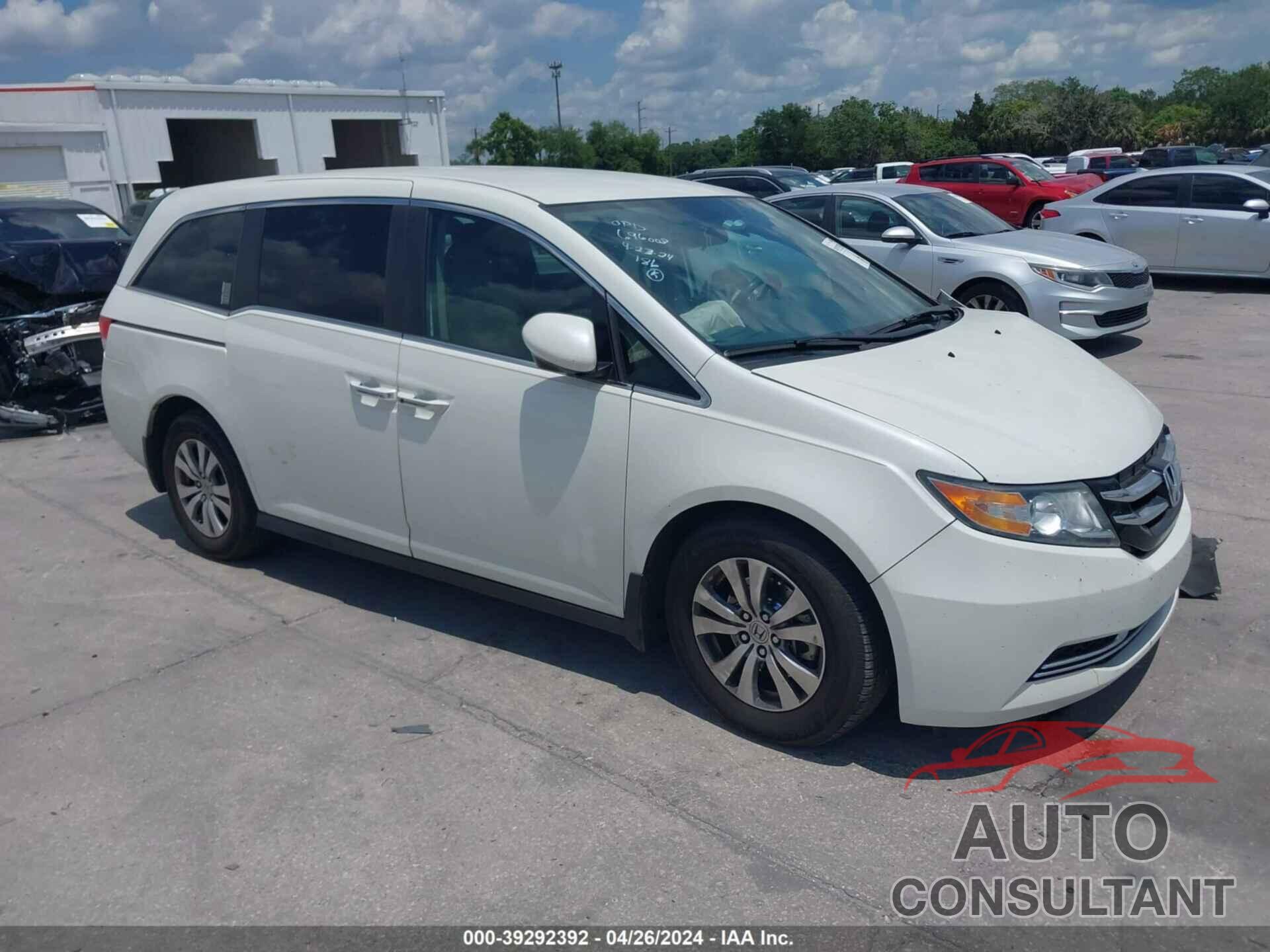 HONDA ODYSSEY 2017 - 5FNRL5H41HB021522