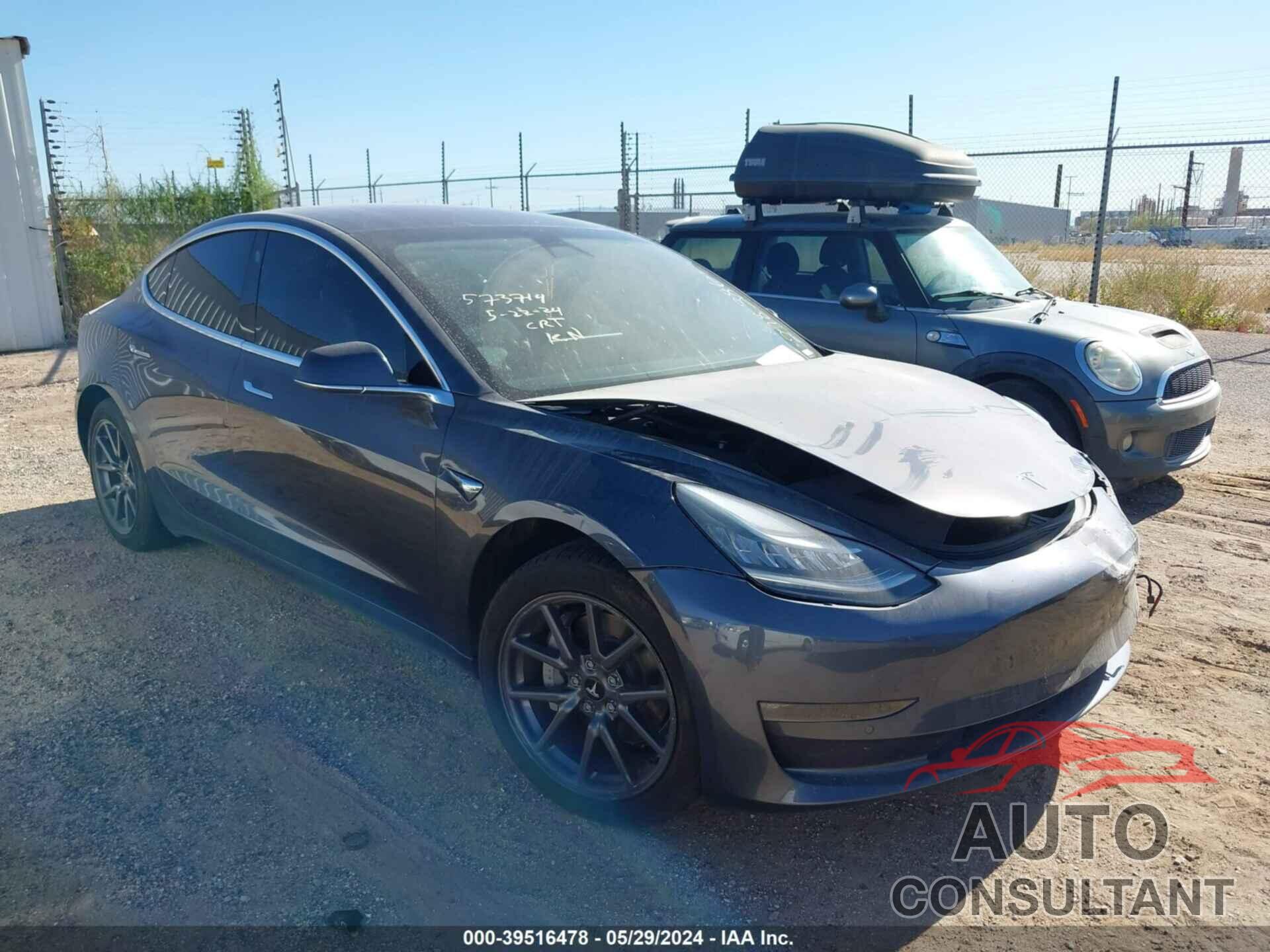 TESLA MODEL 3 2019 - 5YJ3E1EA8KF298386