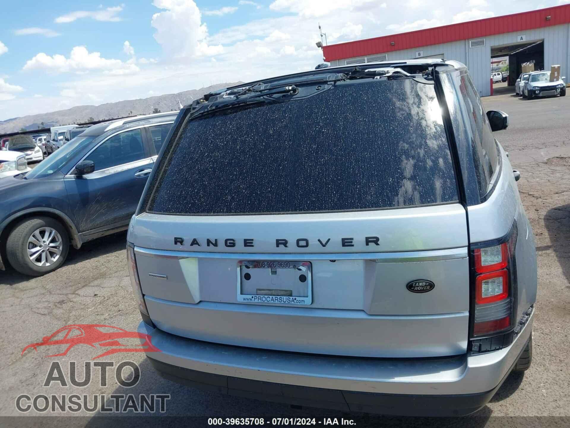 LAND ROVER RANGE ROVER 2013 - SALGS2EF5DA100377