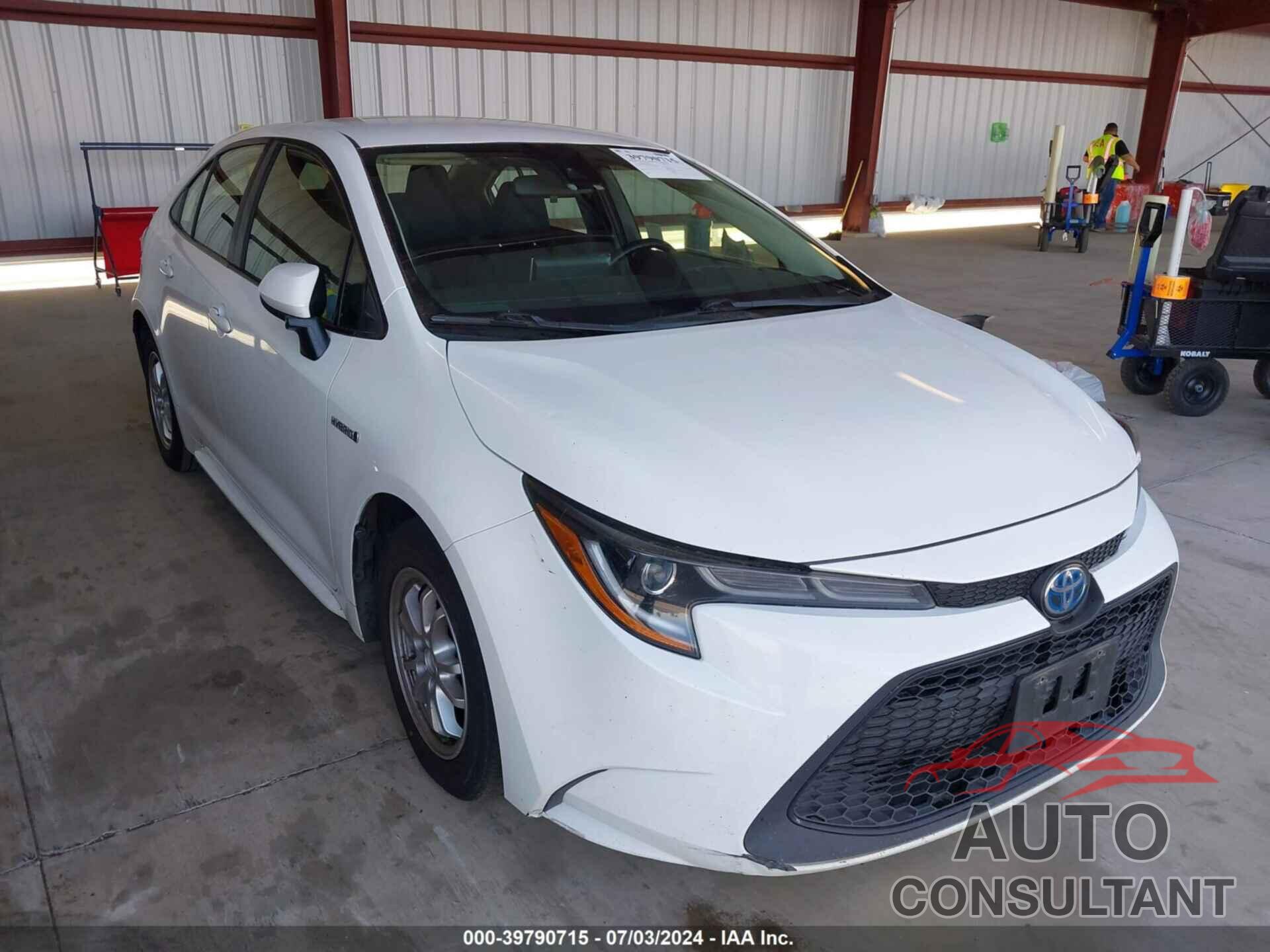 TOYOTA COROLLA 2021 - JTDEAMDE3MJ004575