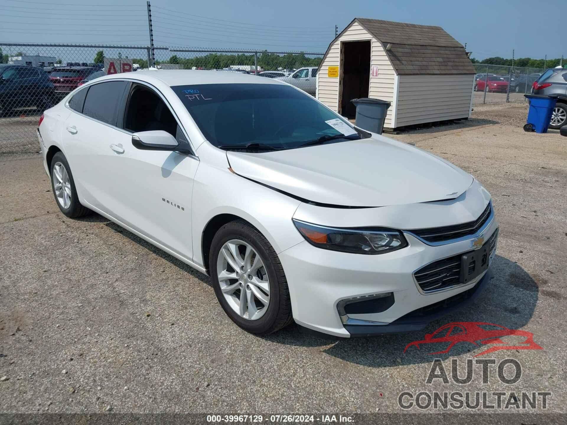 CHEVROLET MALIBU 2016 - 1G1ZE5ST1GF355871