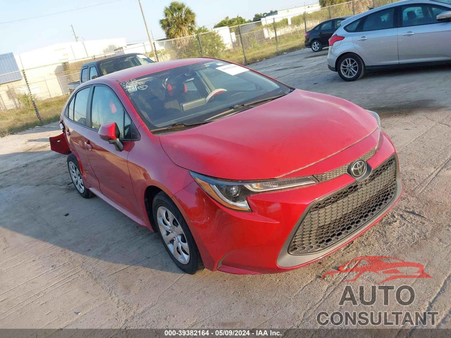TOYOTA COROLLA 2020 - 5YFEPRAE6LP107225