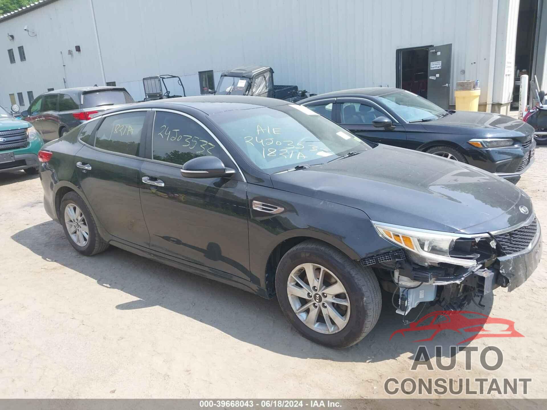 KIA OPTIMA 2016 - 5XXGT4L30GG078404