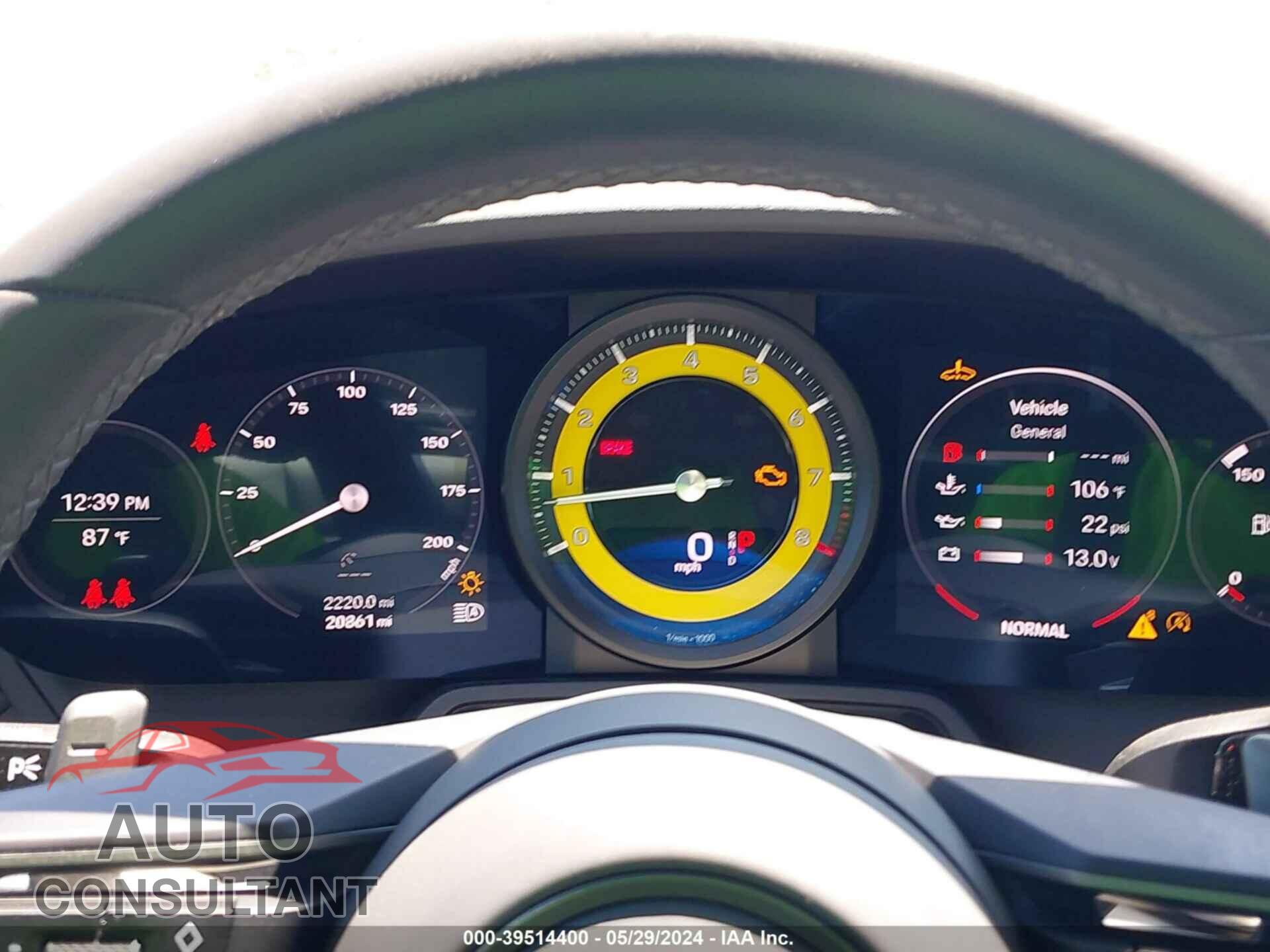 PORSCHE 911 2022 - WP0BB2A98NS231462