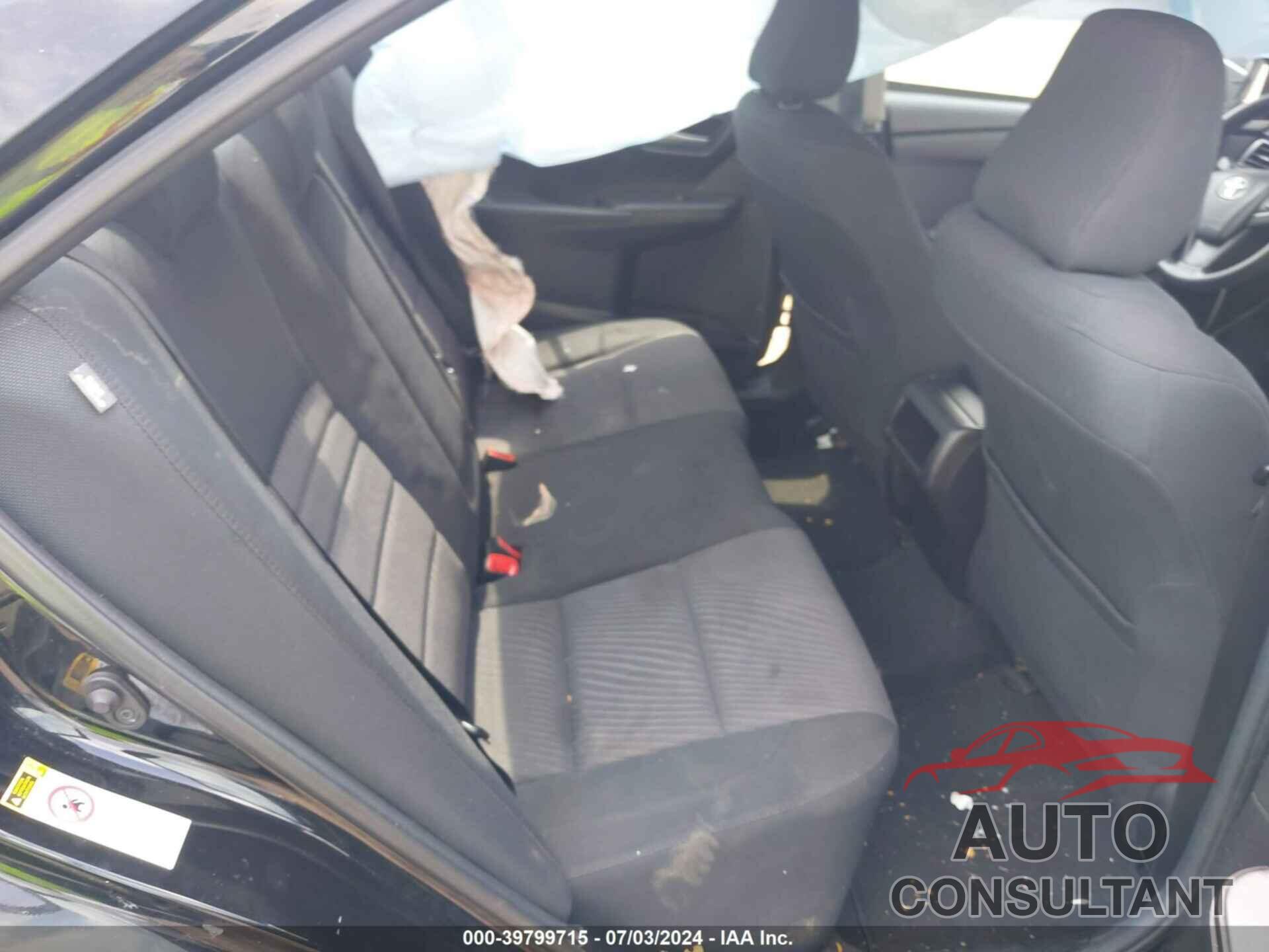TOYOTA CAMRY 2016 - 4T4BF1FK1GR582300