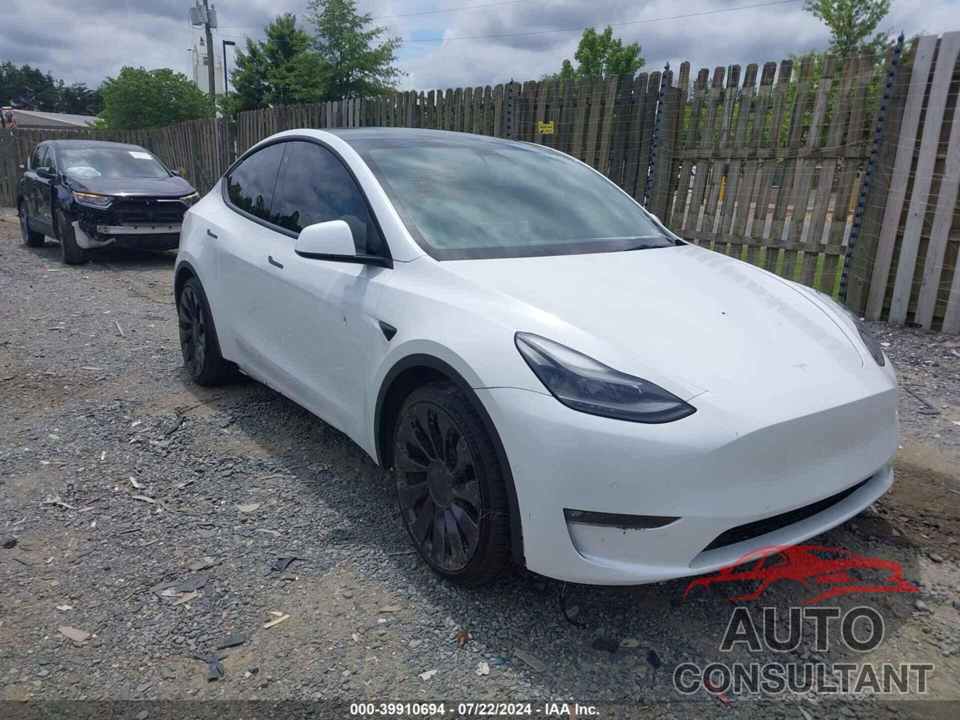 TESLA MODEL Y 2022 - 7SAYGDEF5NF463654