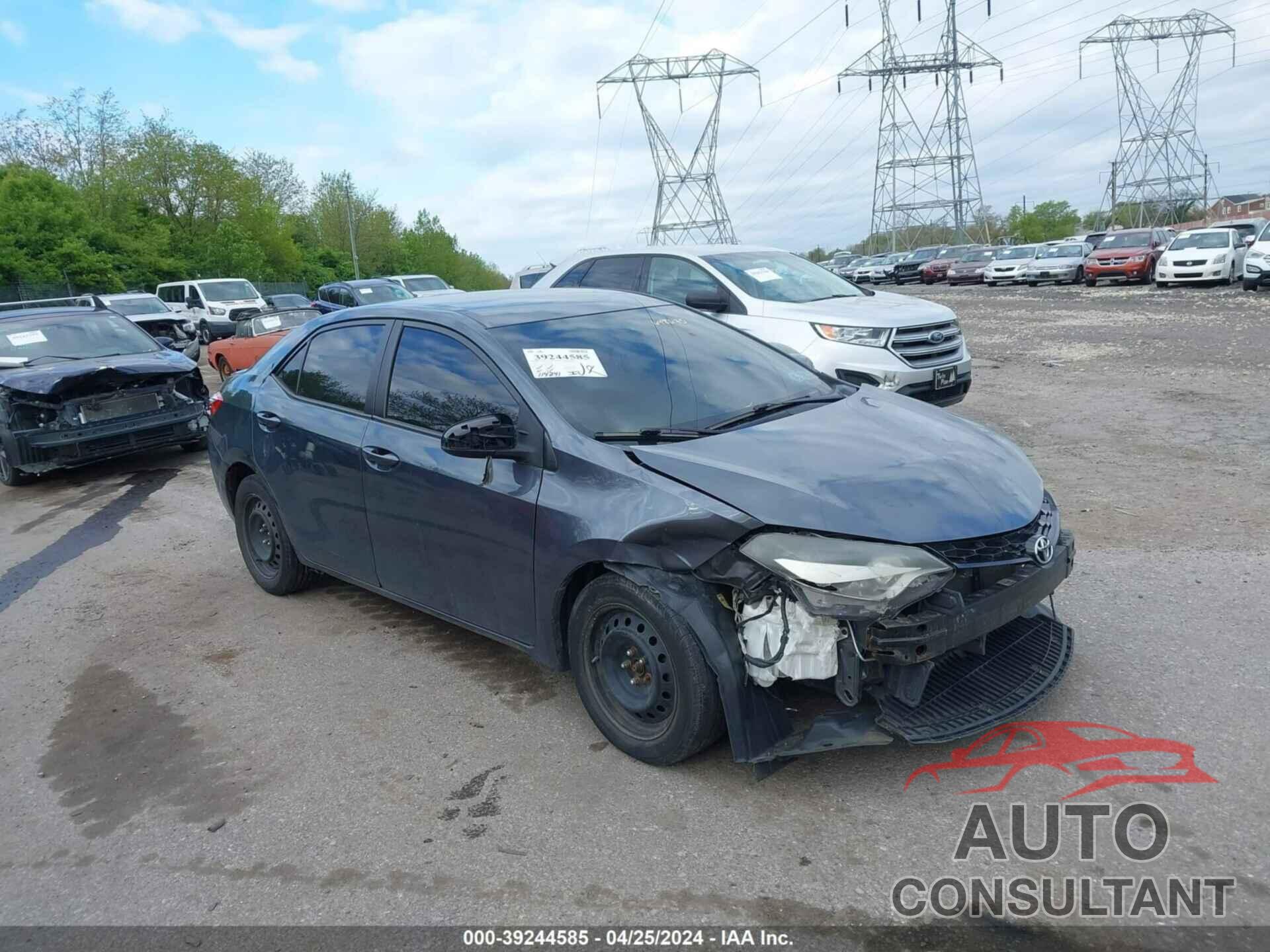 TOYOTA COROLLA 2016 - 2T1BURHE3GC648675