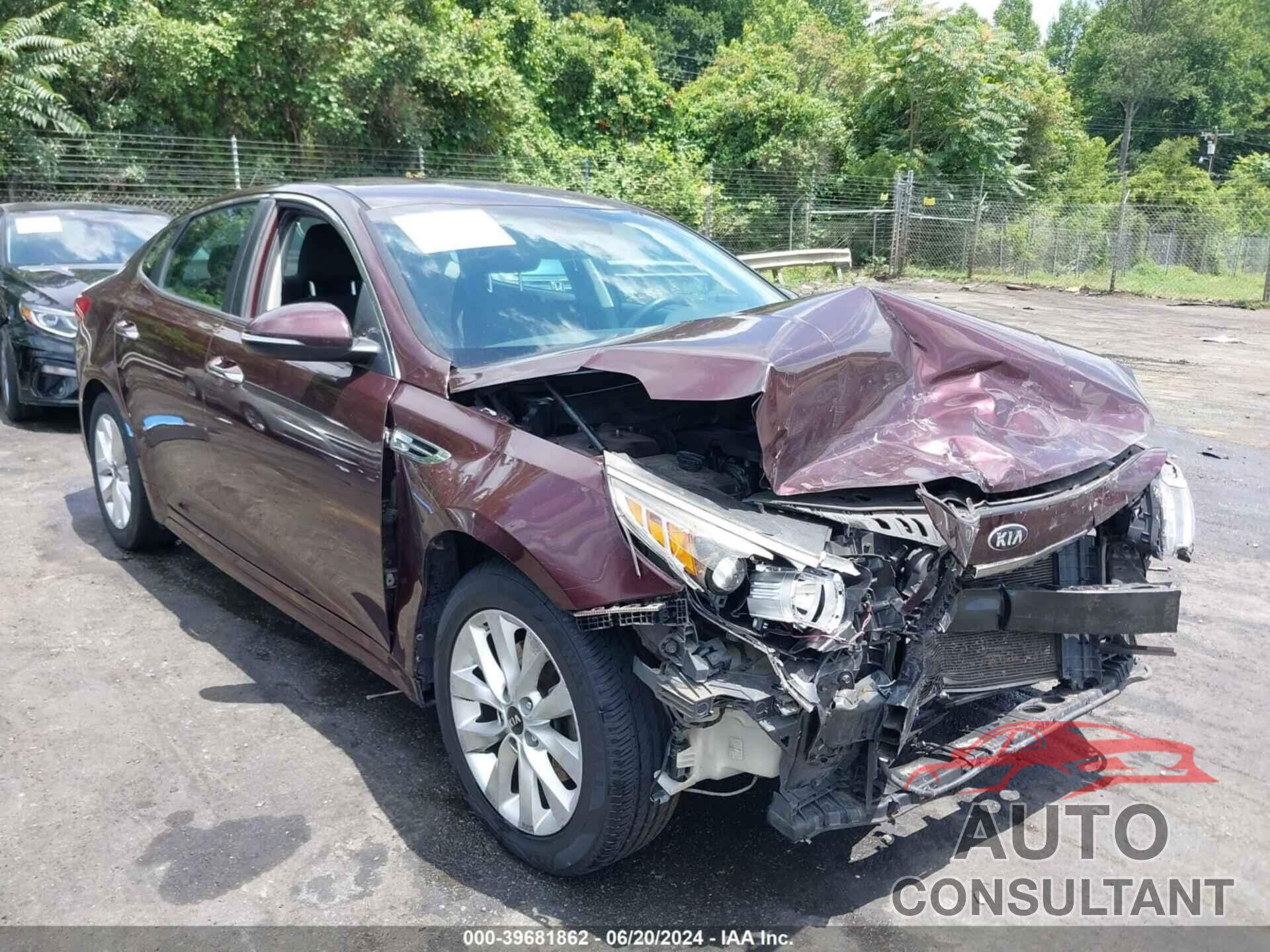 KIA OPTIMA 2016 - 5XXGT4L38GG076688