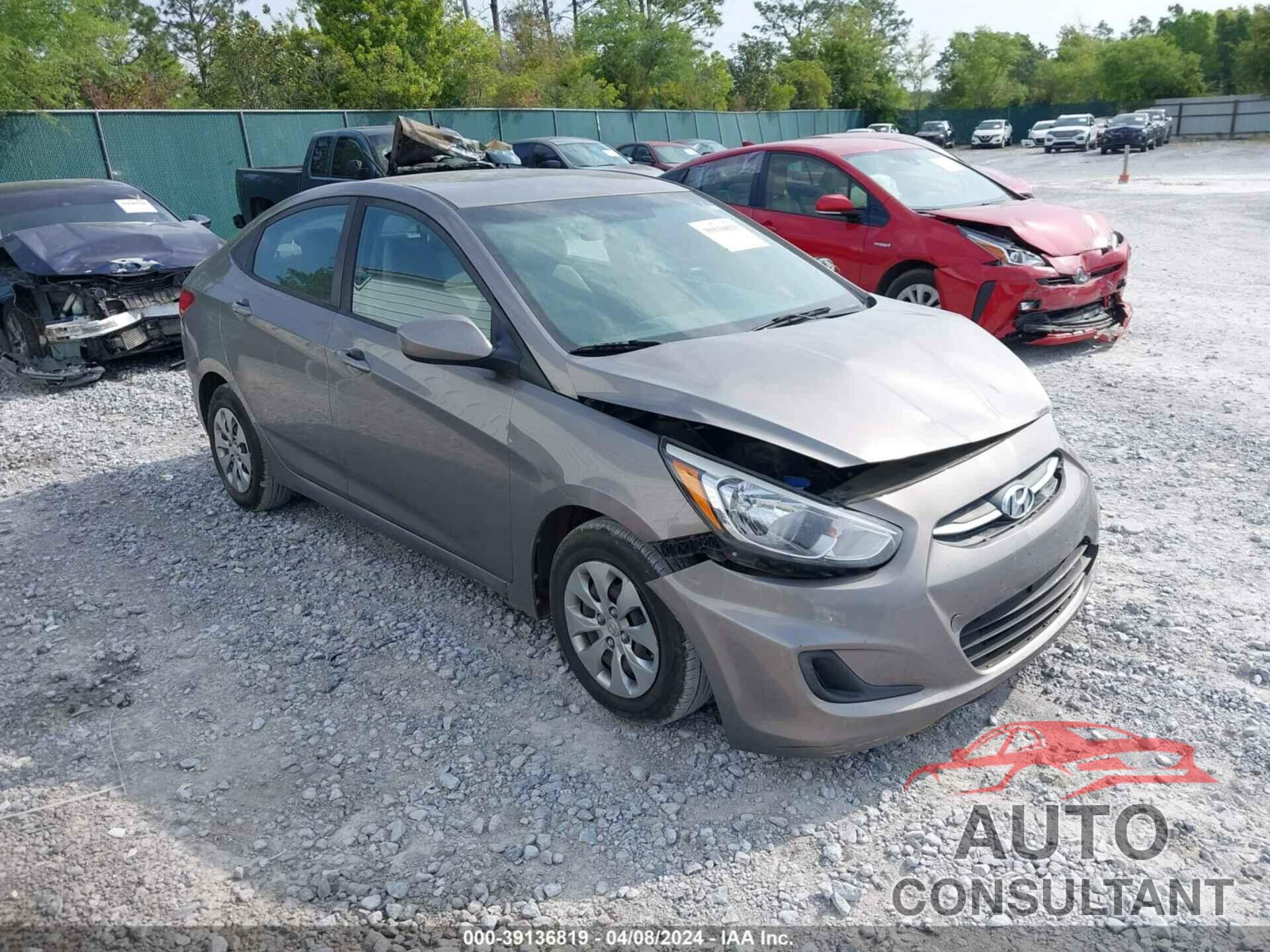 HYUNDAI ACCENT 2017 - KMHCT4AE7HU388916