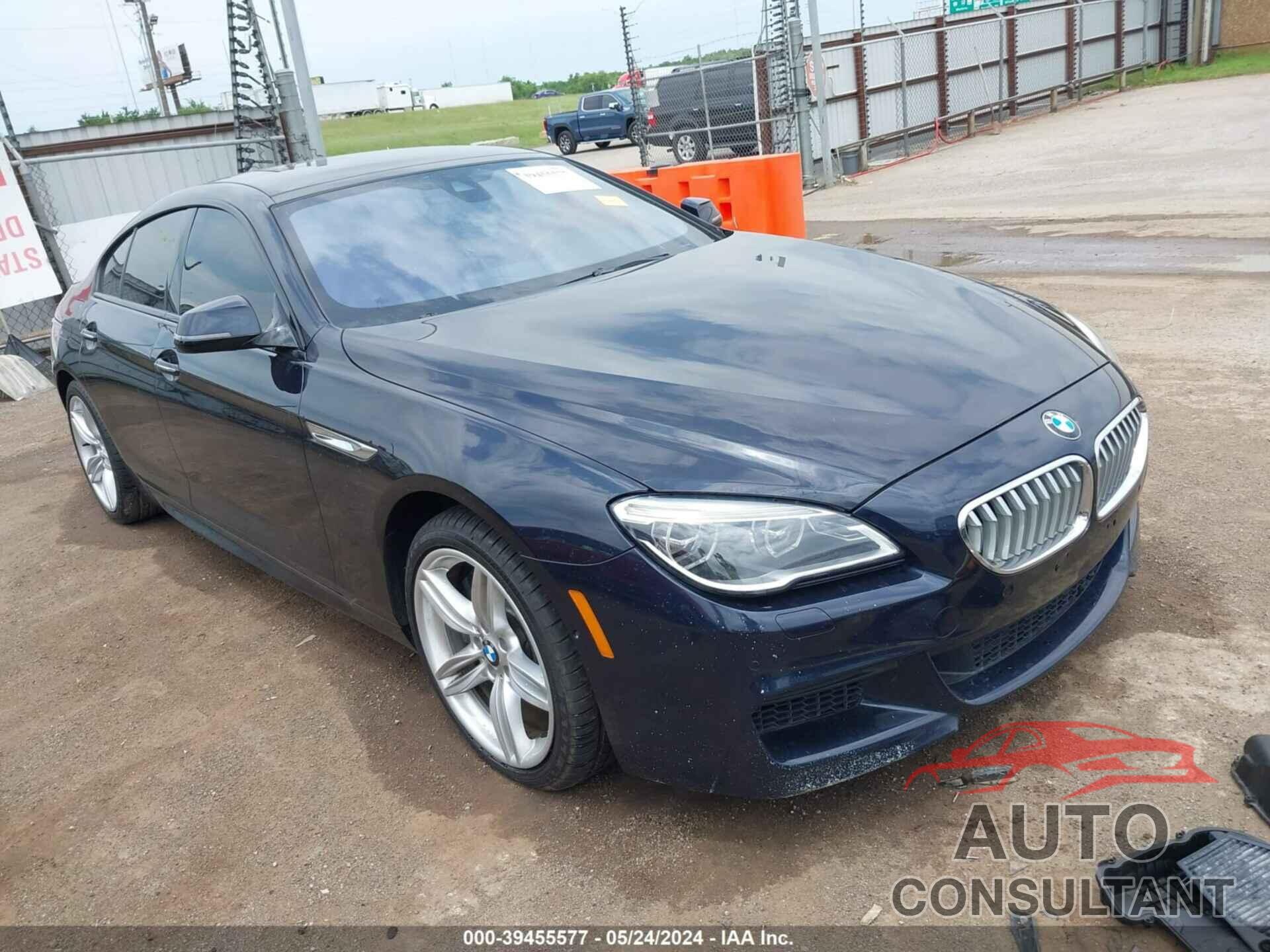 BMW 650I GRAN COUPE 2016 - WBA6D6C54GG387868