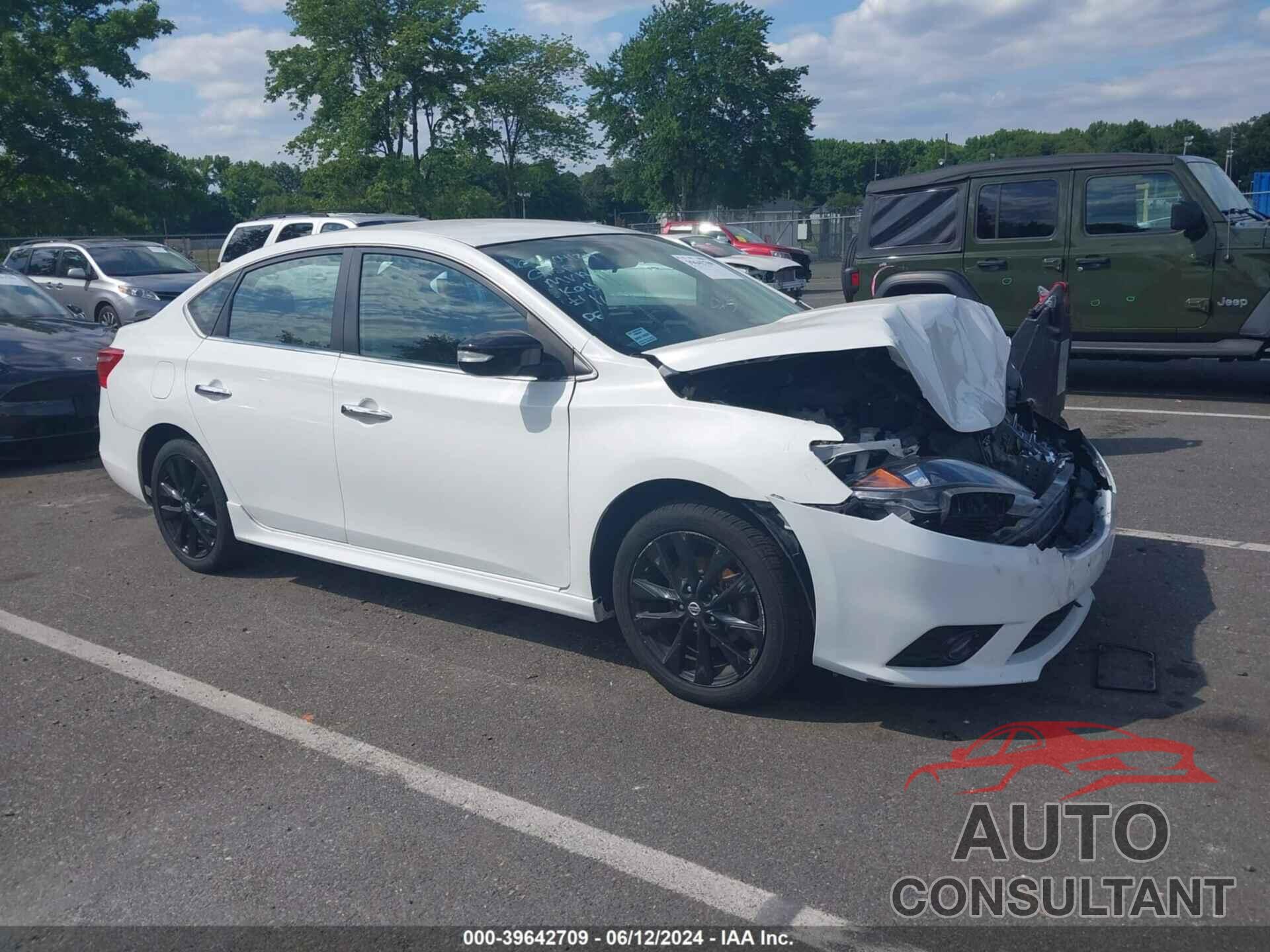 NISSAN SENTRA 2018 - 3N1AB7AP6JY341609