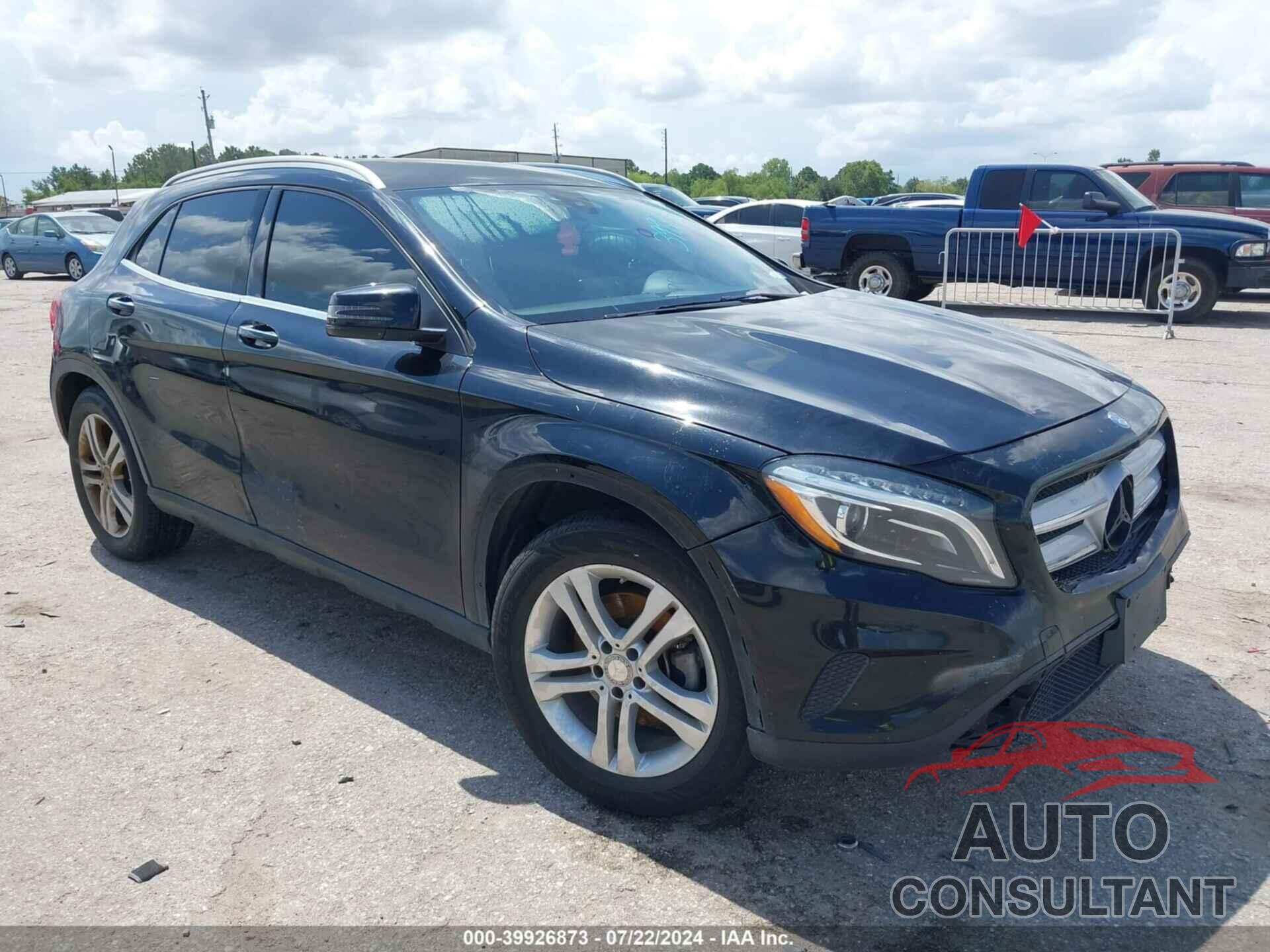 MERCEDES-BENZ GLA 250 2017 - WDCTG4EB9HJ281497