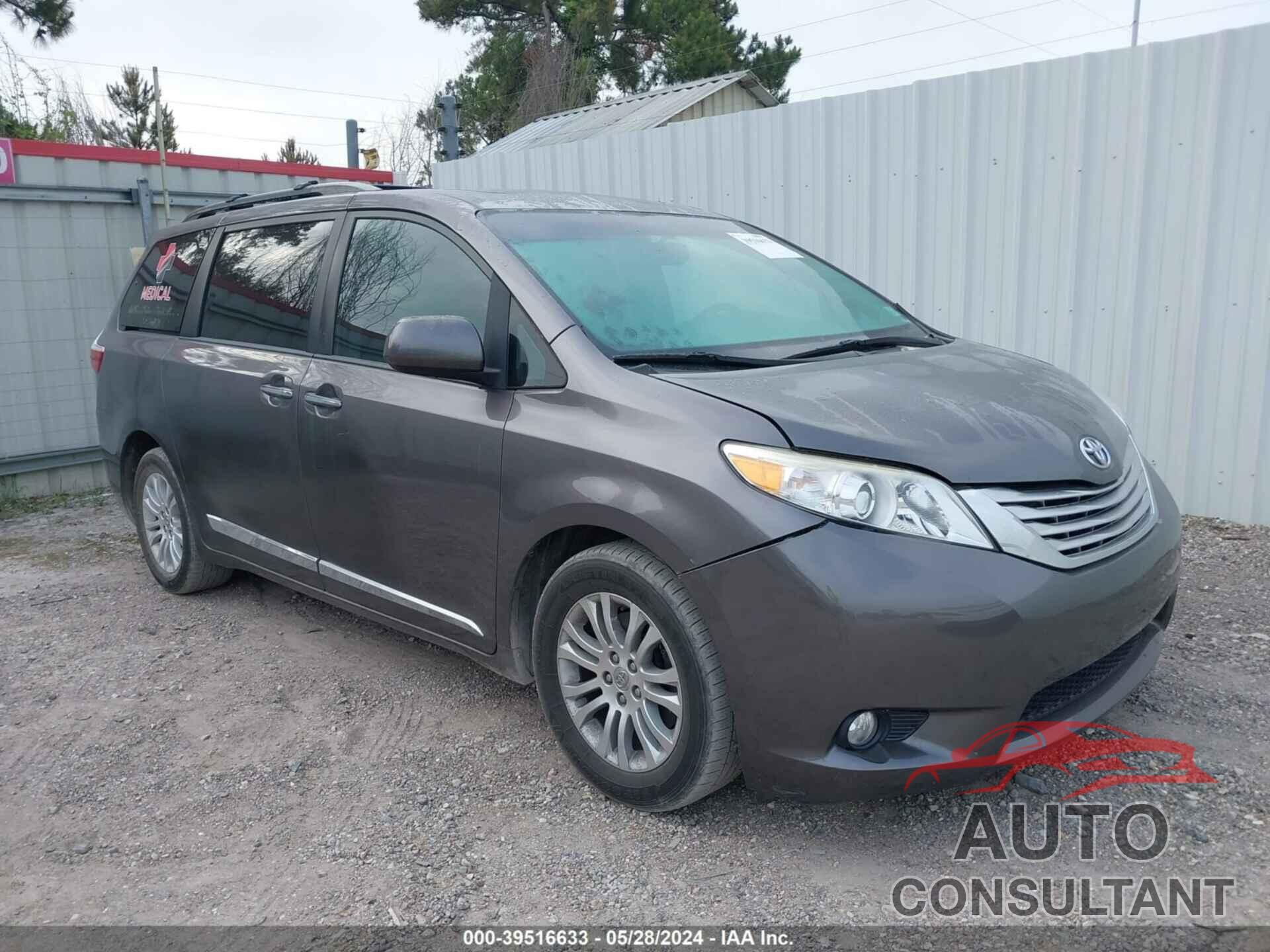 TOYOTA SIENNA 2016 - 5TDYK3DC4GS766159