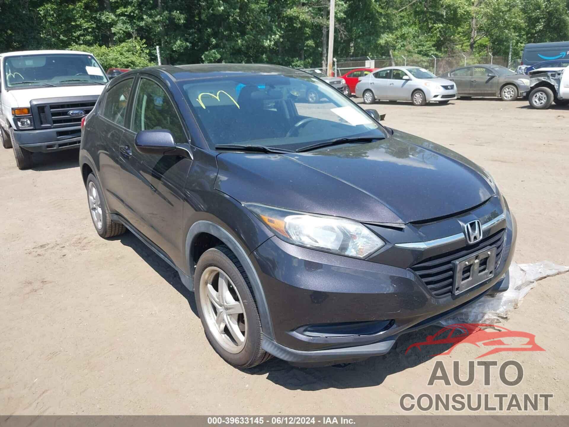 HONDA HR-V 2016 - 3CZRU6H38GM727160