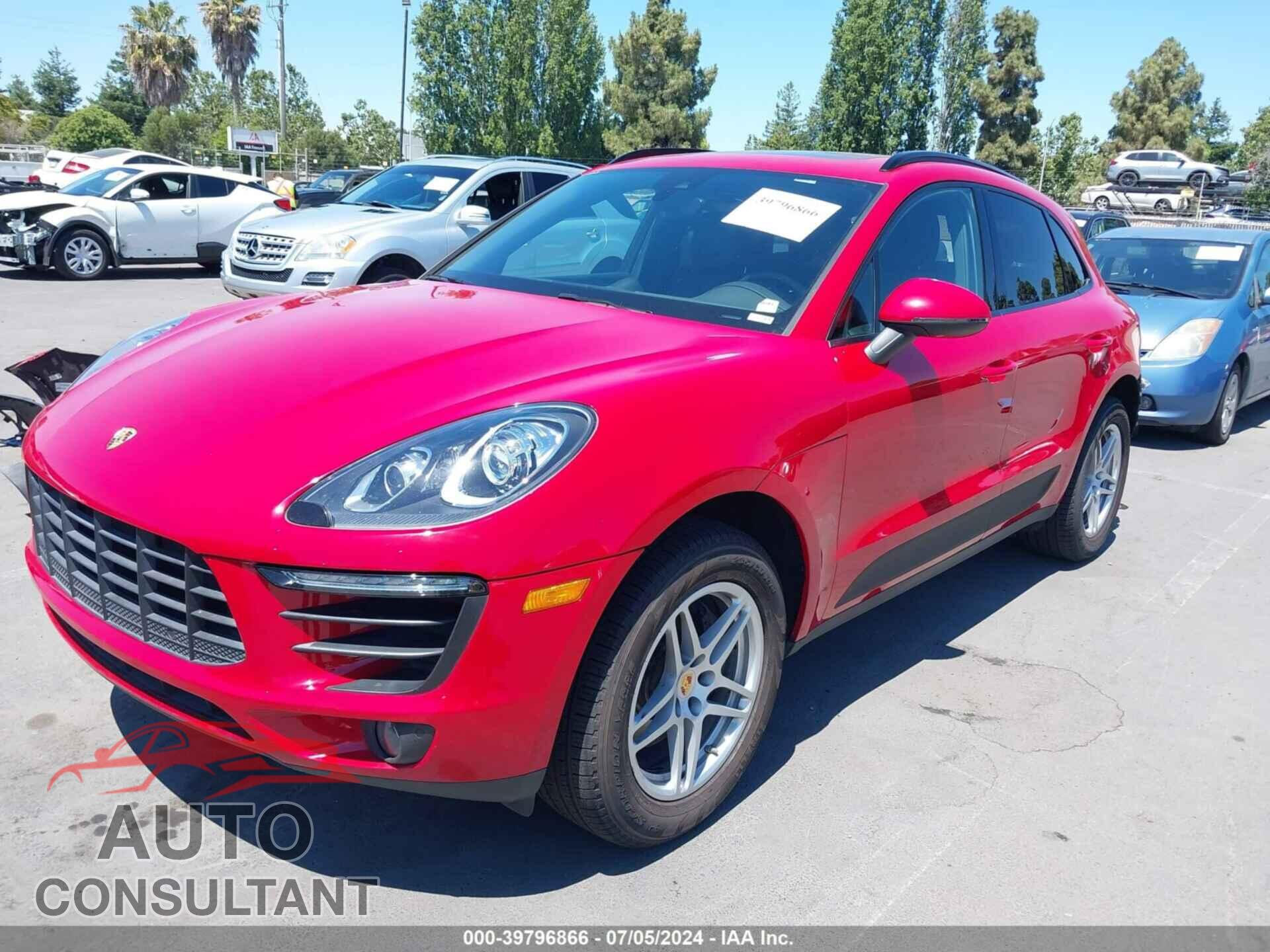 PORSCHE MACAN 2018 - WP1AA2A55JLB10192