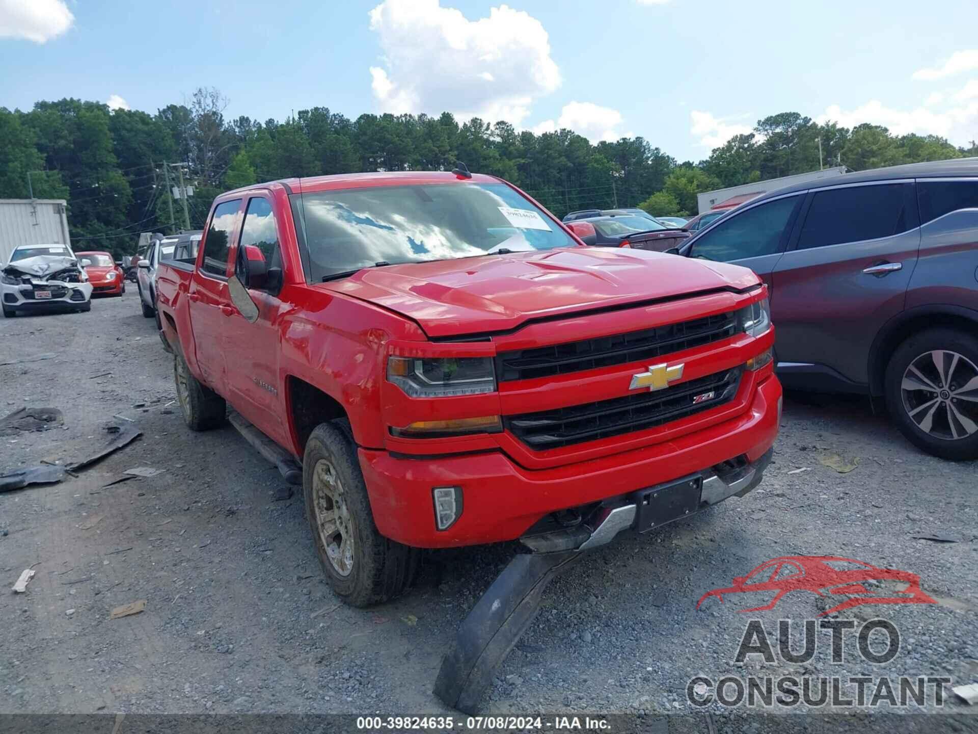 CHEVROLET SILVERADO 1500 2017 - 3GCUKREC1HG322589