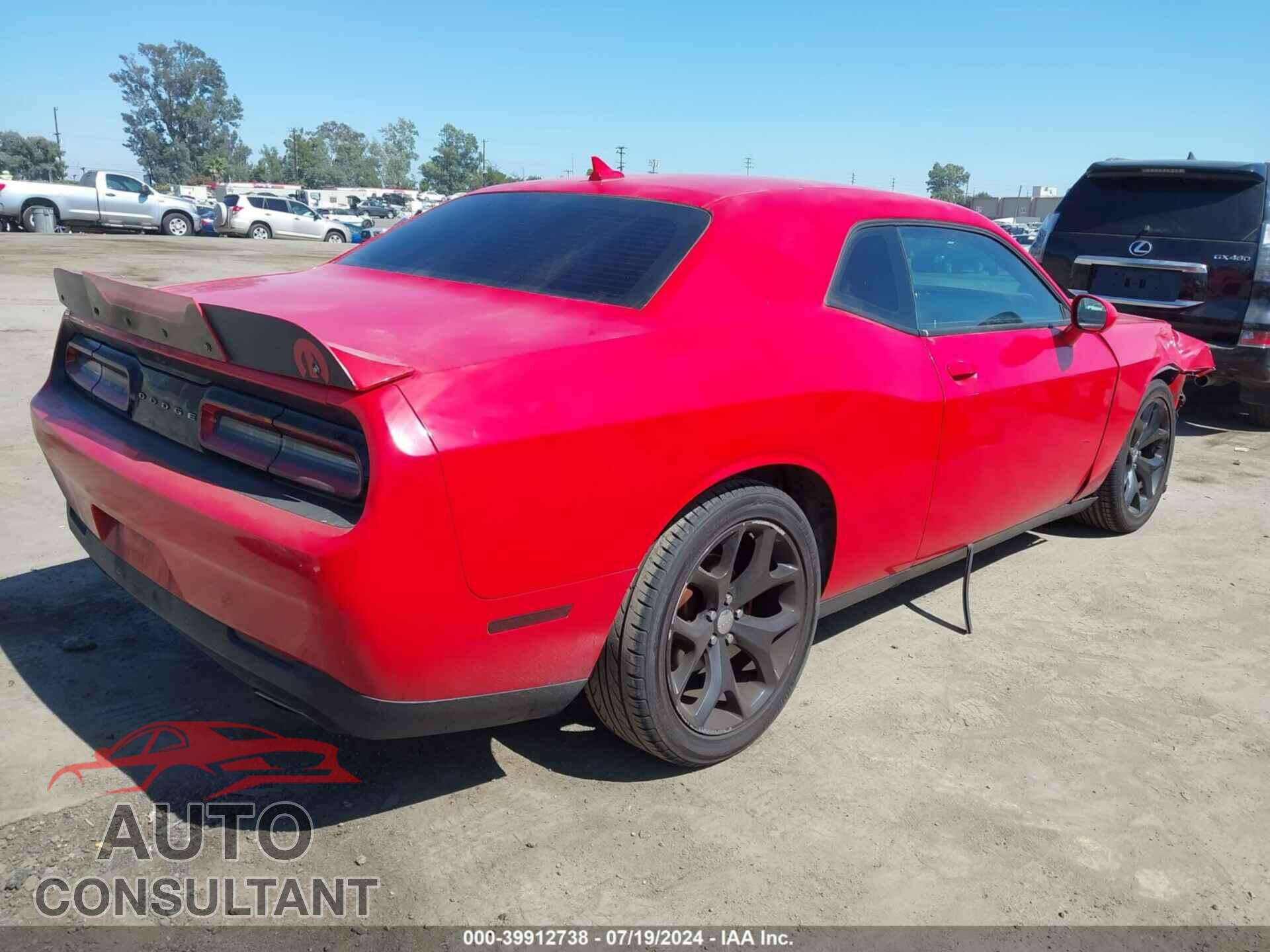 DODGE CHALLENGER 2016 - 2C3CDZAG6GH275920