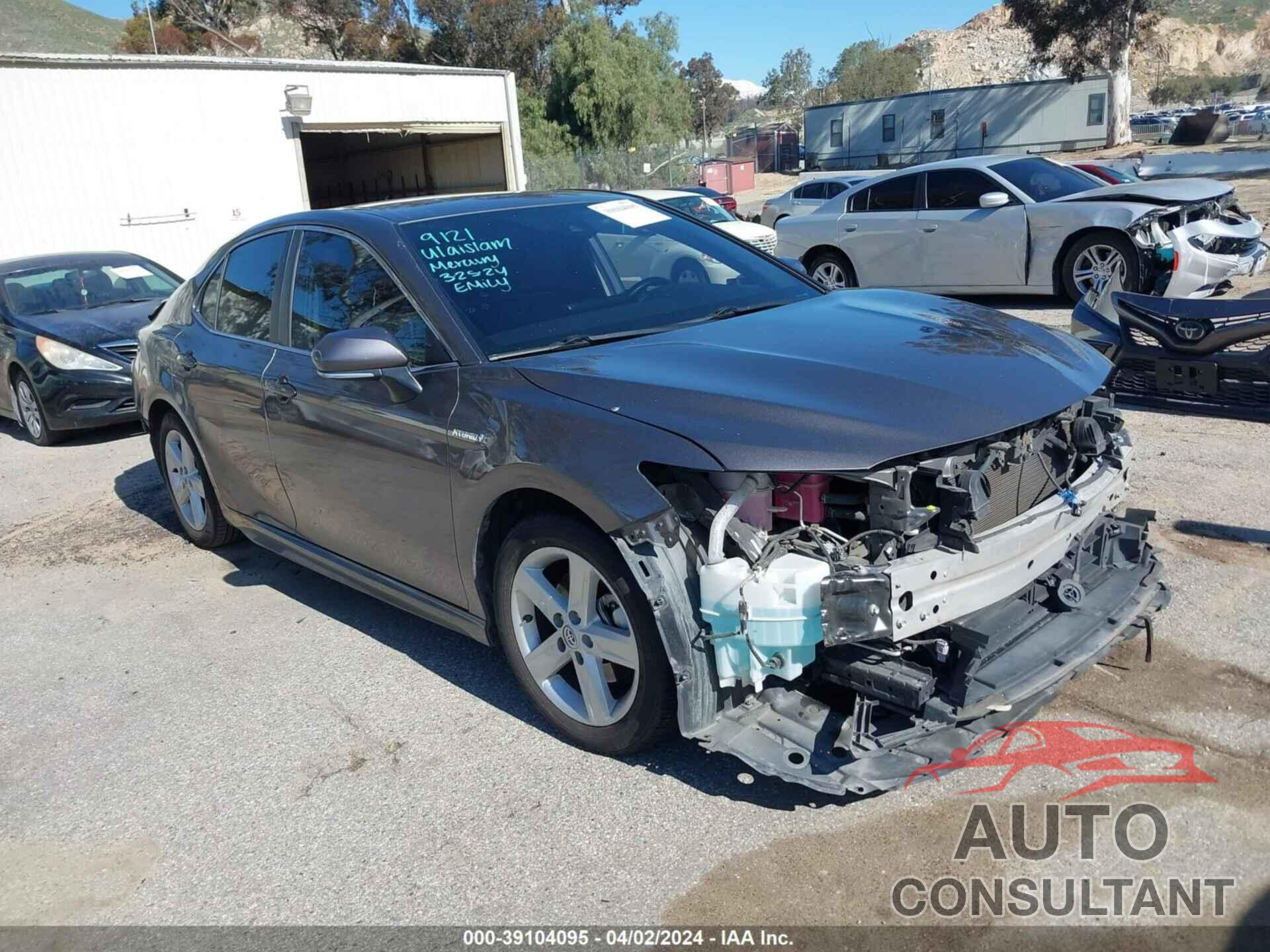 TOYOTA CAMRY 2021 - 4T1S31AK0MU562562