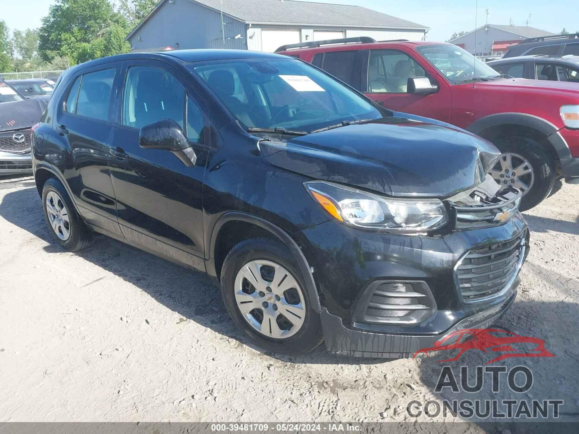 CHEVROLET TRAX 2017 - 3GNCJKSB7HL255741