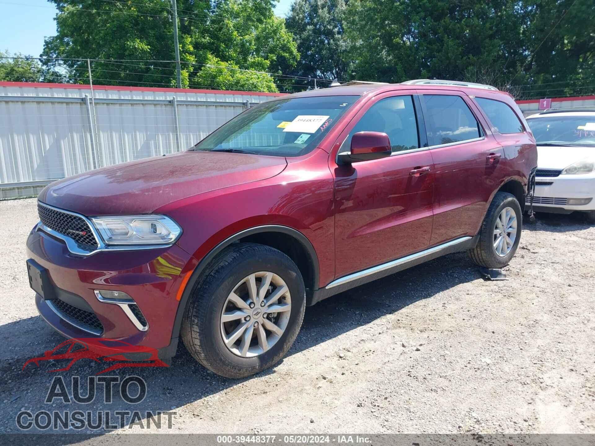 DODGE DURANGO 2022 - 1C4RDJAG2NC103939