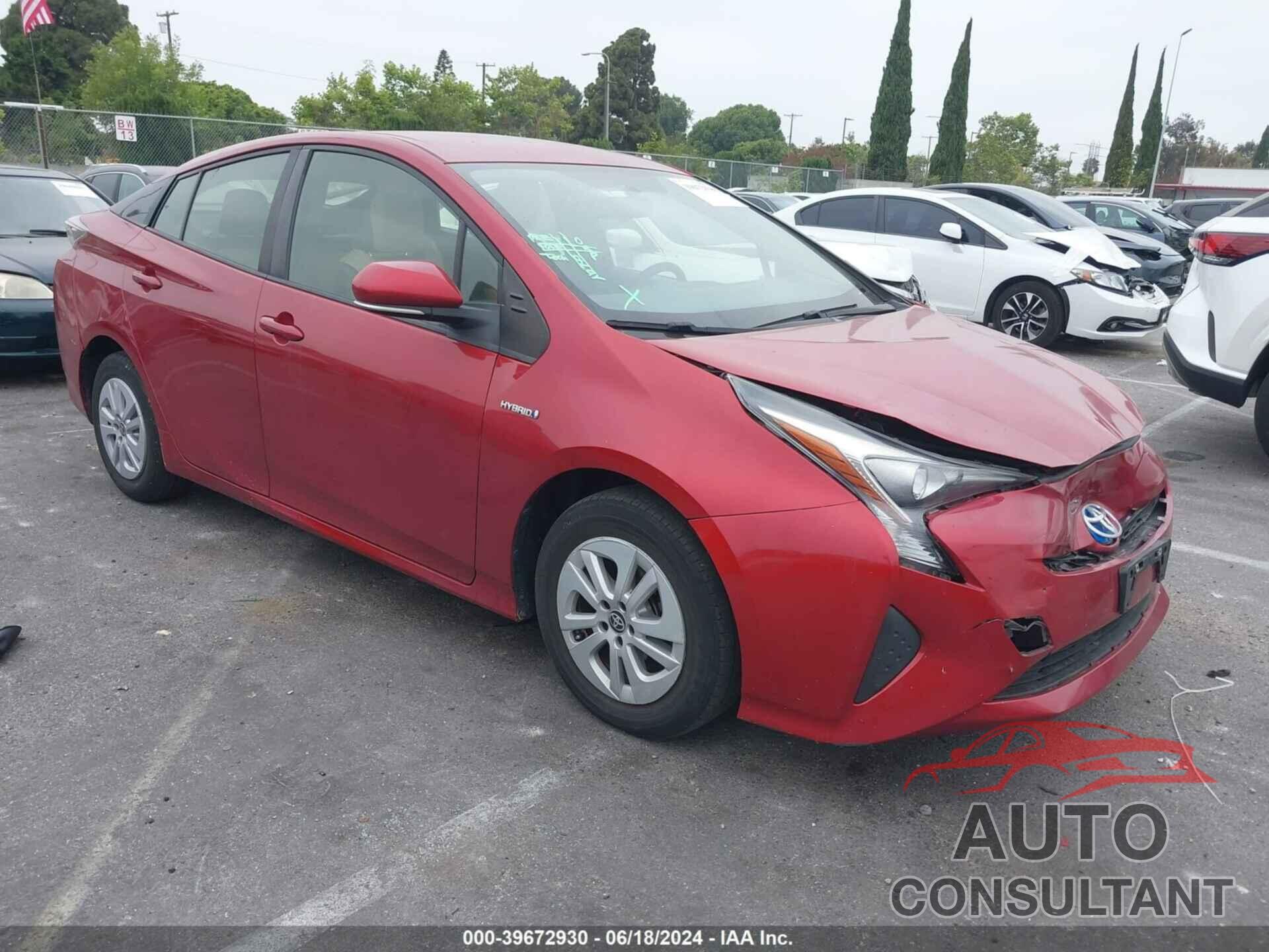 TOYOTA PRIUS 2016 - JTDKBRFU1G3513459