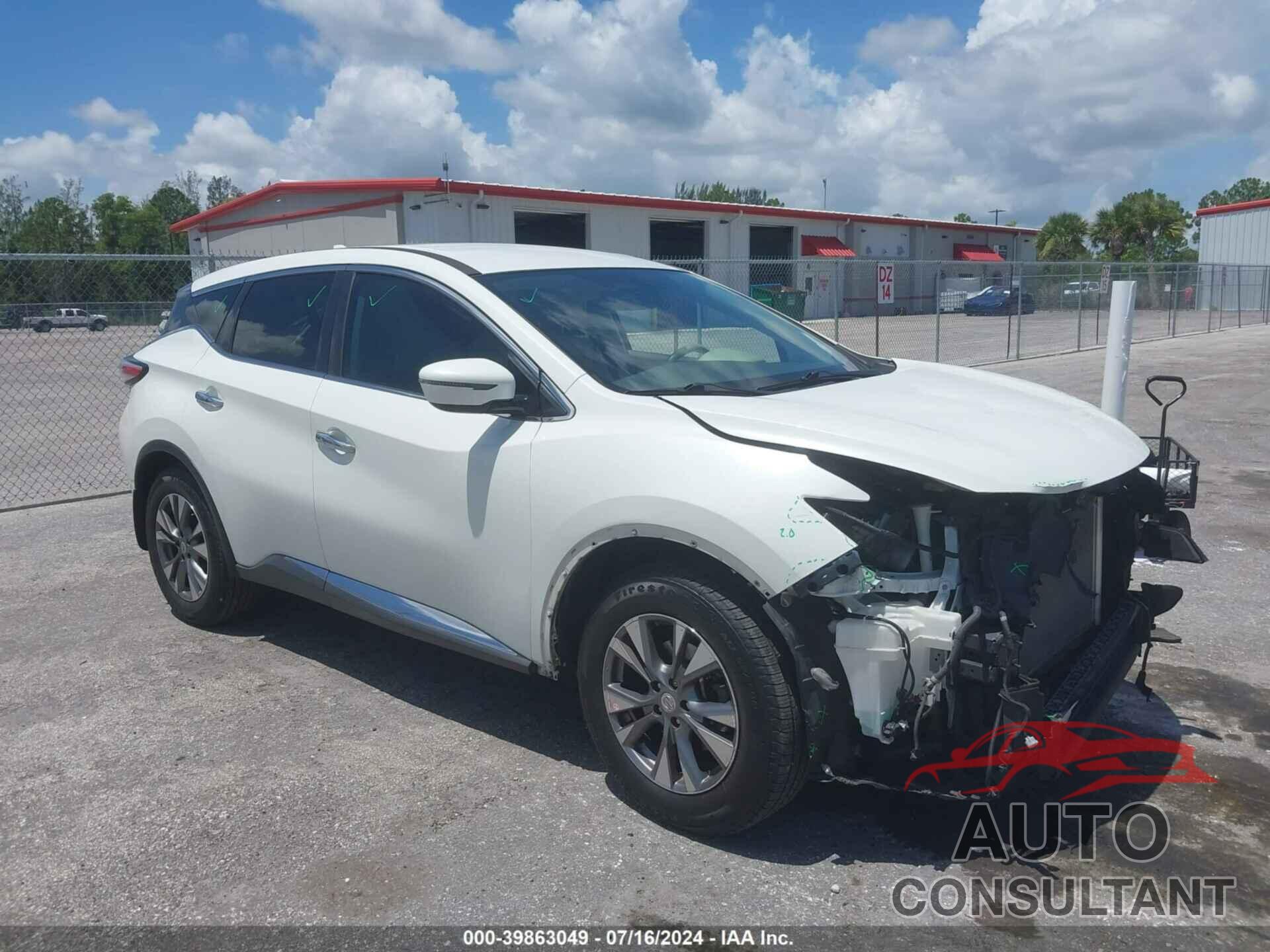 NISSAN MURANO 2016 - 5N1AZ2MG2GN157258