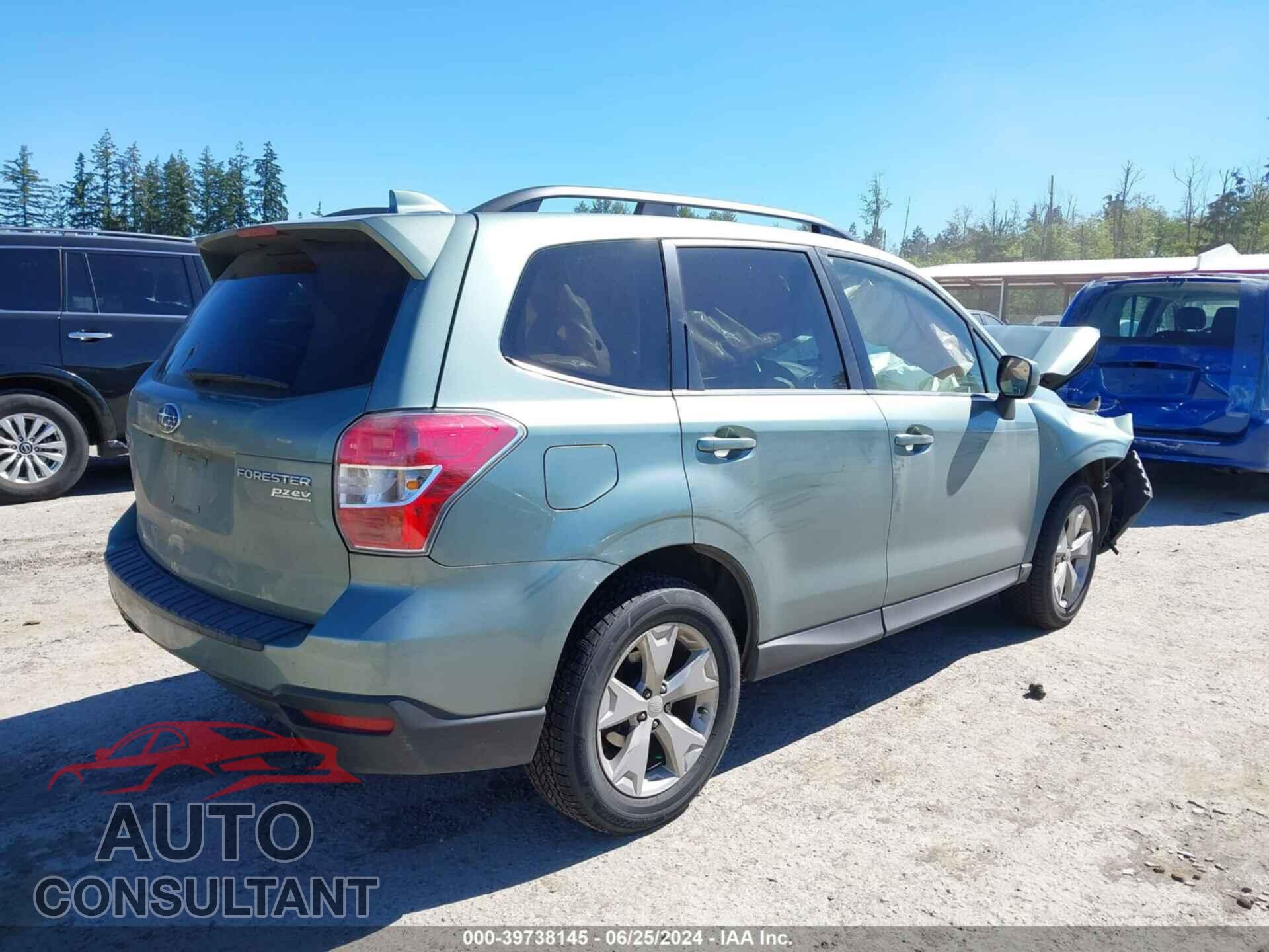SUBARU FORESTER 2016 - JF2SJAHC2GH545236