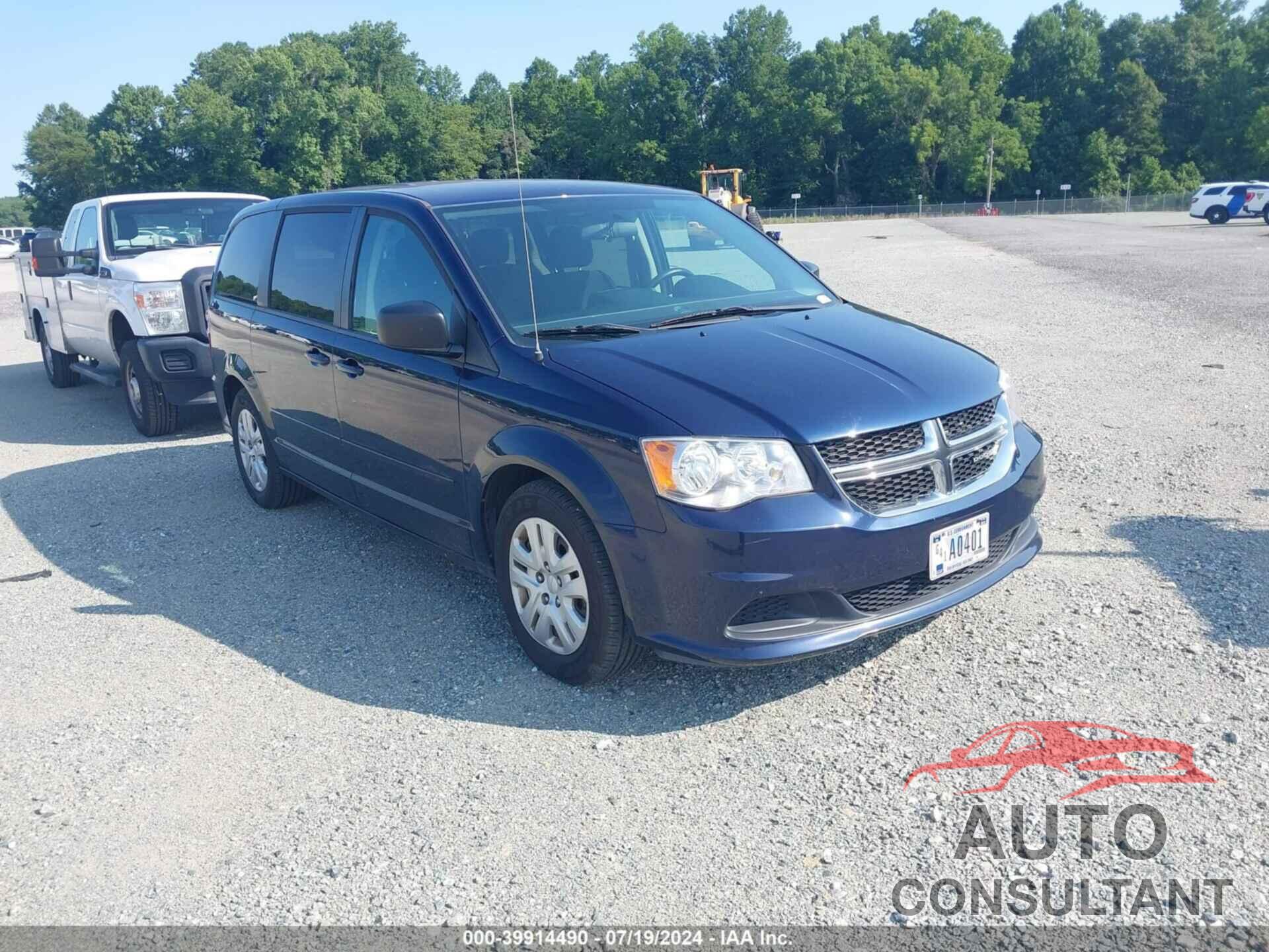 DODGE GRAND CARAVAN 2016 - 2C4RDGBGXGR122427