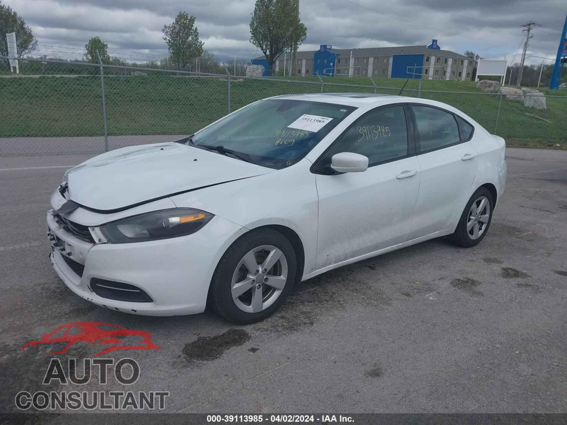 DODGE DART 2016 - 1C3CDFBB1GD565576