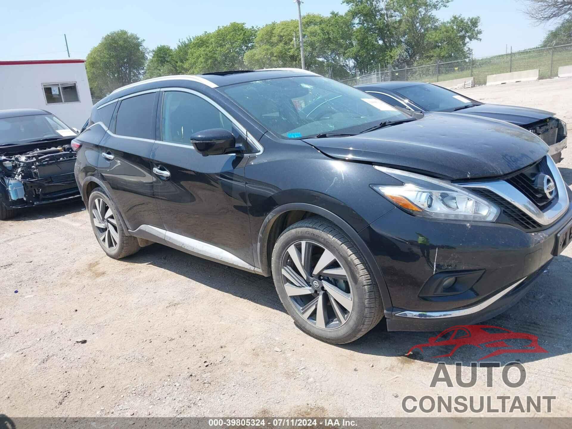 NISSAN MURANO 2018 - 5N1AZ2MH5JN192179