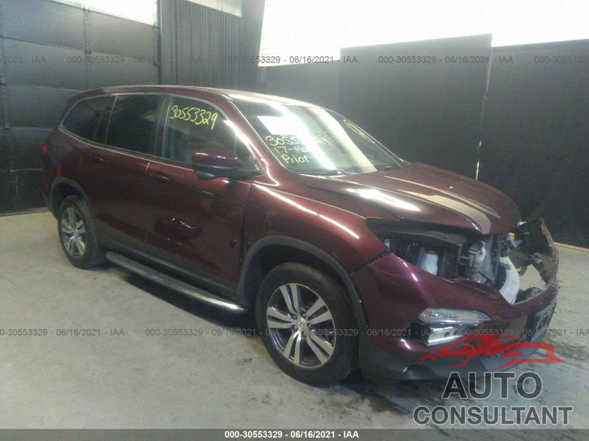 HONDA PILOT 2017 - 5FNYF6H56HB033957