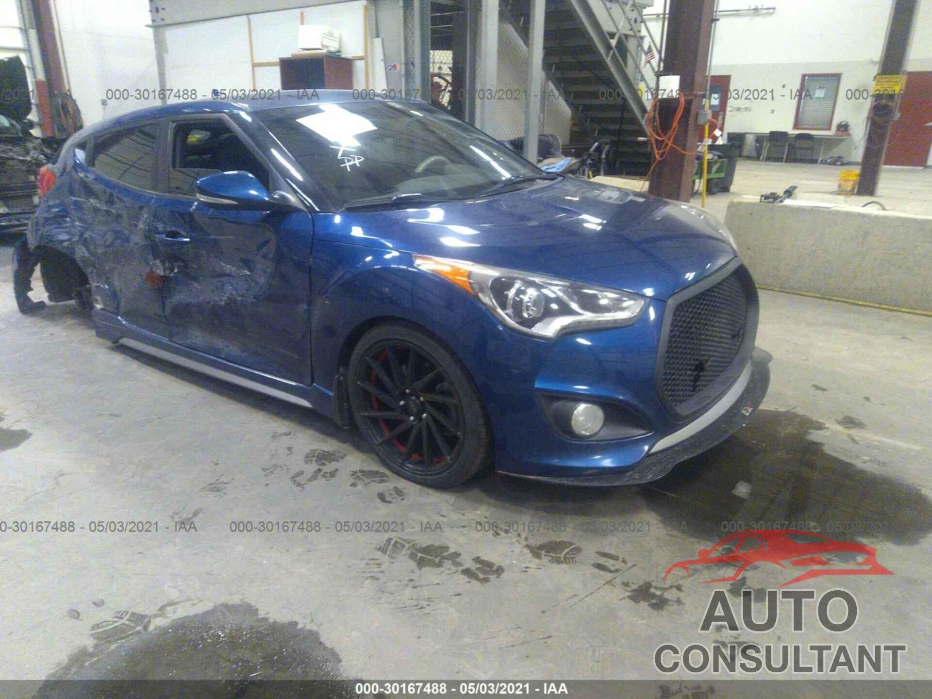 HYUNDAI VELOSTER 2016 - KMHTC6AEXGU255528