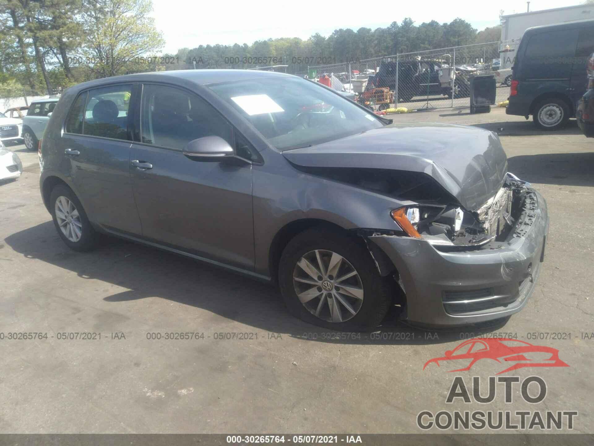 VOLKSWAGEN GOLF 2017 - 3VW117AU6HM018004