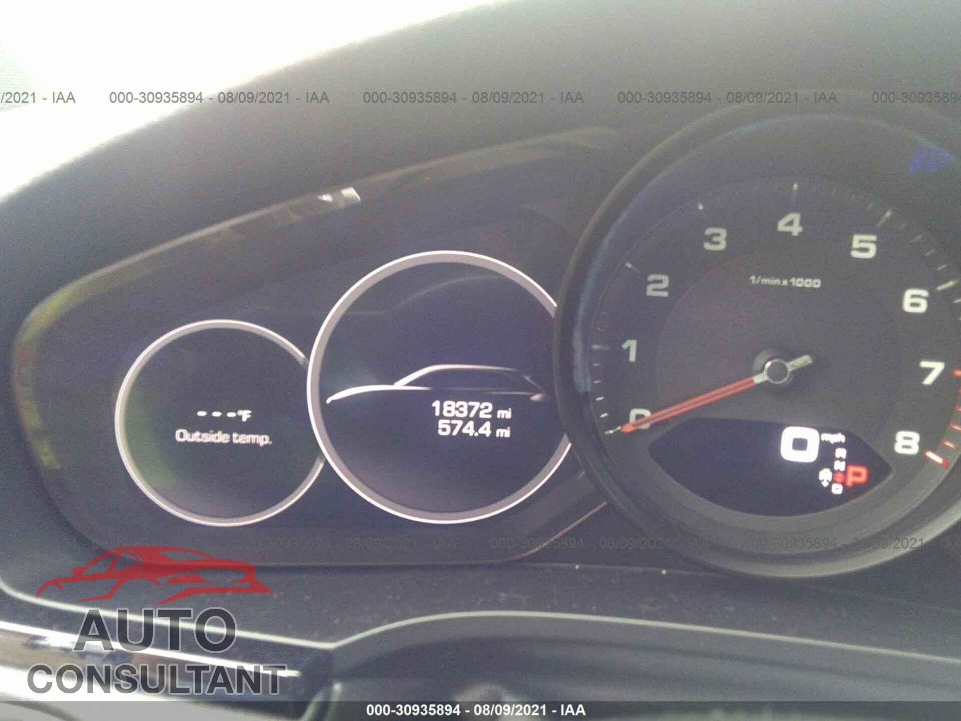 PORSCHE CAYENNE 2019 - WP1AA2AY1KDA00150