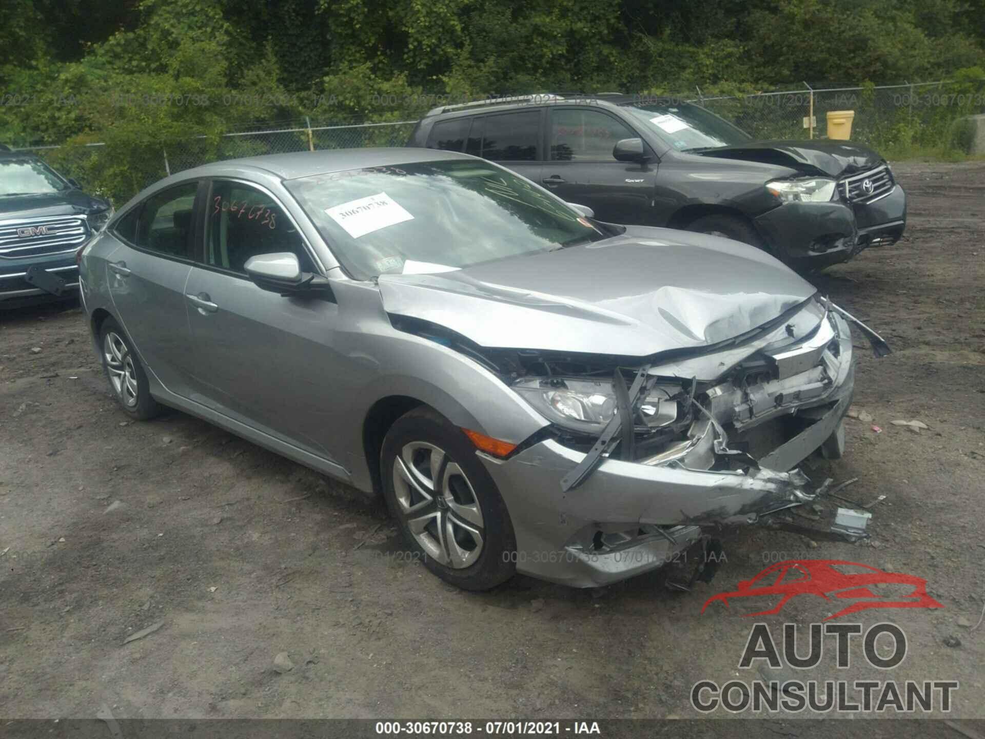 HONDA CIVIC SEDAN 2016 - 19XFC2F58GE209634