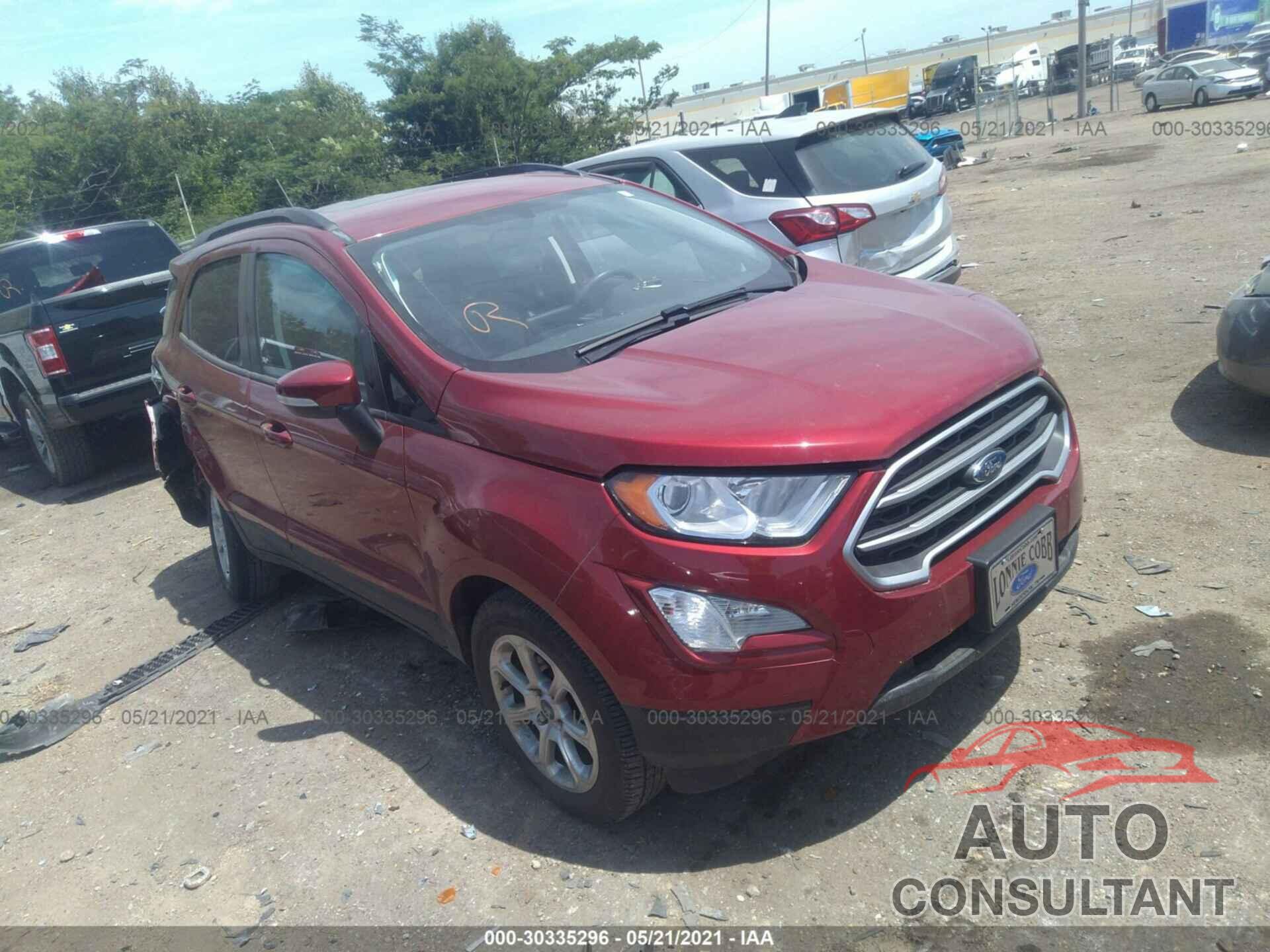 FORD ECOSPORT 2018 - MAJ3P1TE9JC242524