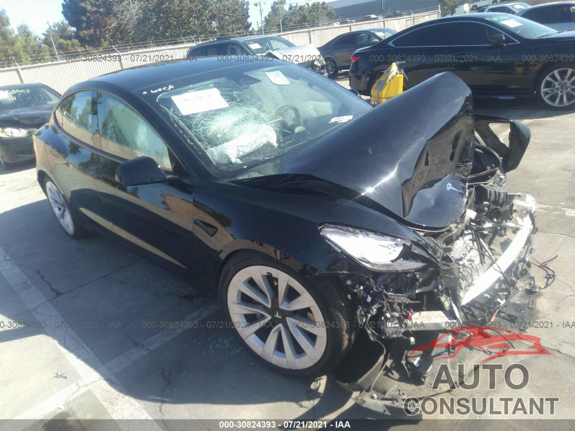 TESLA MODEL 3 2021 - 5YJ3E1EB4MF877340