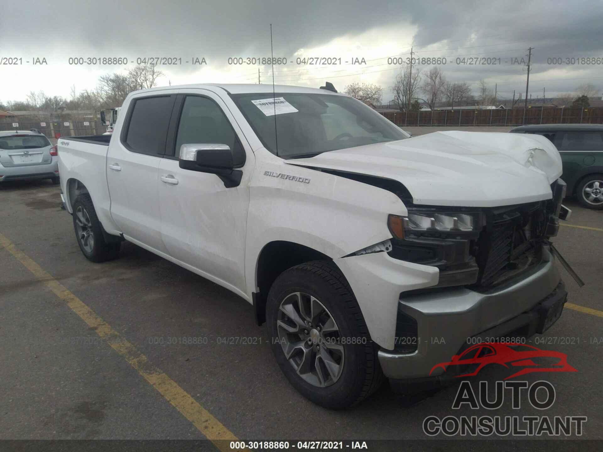 CHEVROLET SILVERADO 1500 2020 - 1GCUYDED7LZ117135